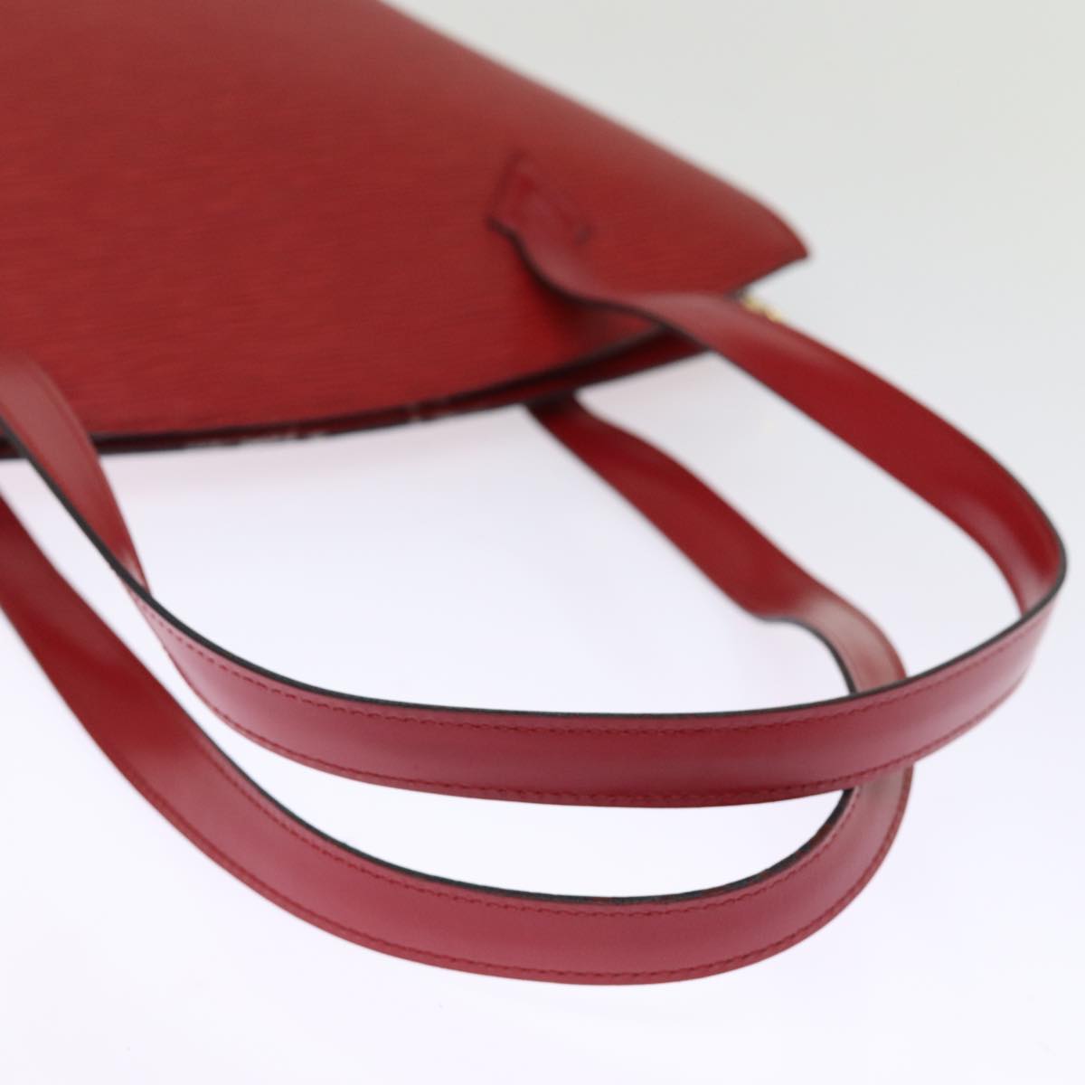 LOUIS VUITTON Epi Saint Jacques Poignees Long Hand Bag Red M52337 LV 75949