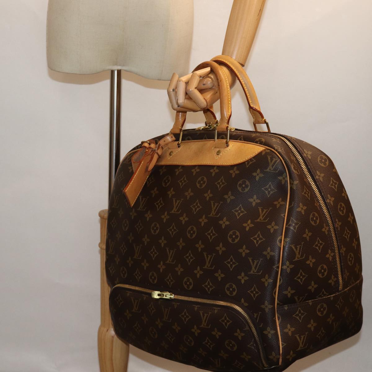 LOUIS VUITTON Monogram Evasion Boston Bag M41443 LV 75953