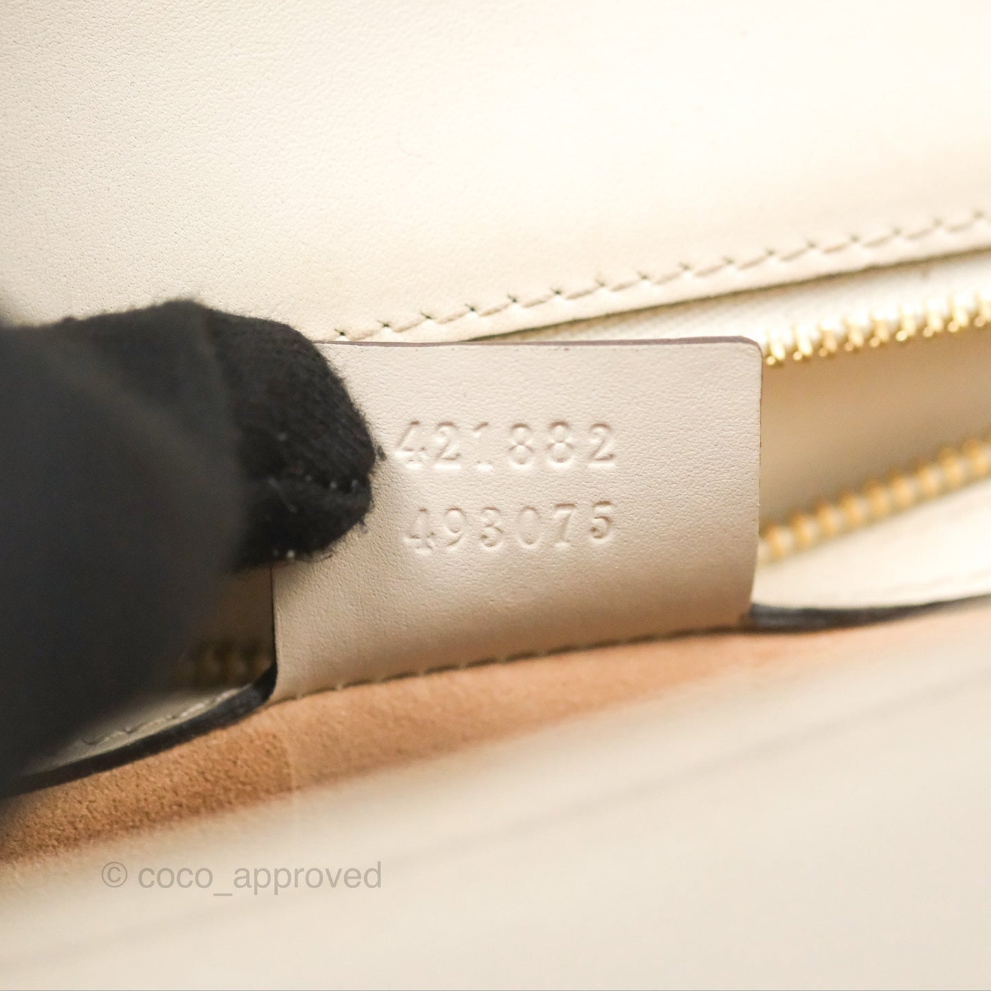 Gucci Calfskin Small Sylvie Shoulder Bag White