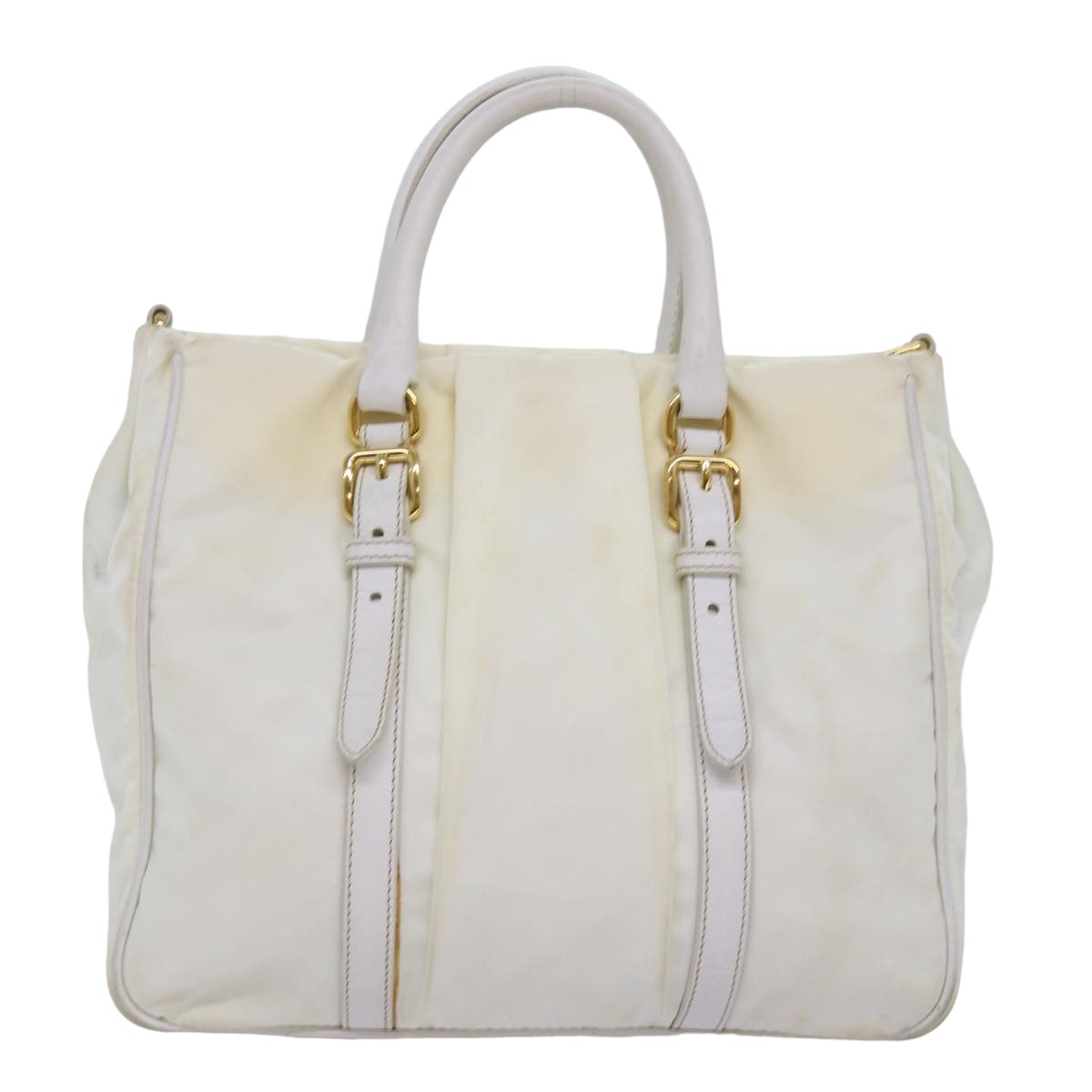 Luxury PradaHand Bag Nylon White 75995
