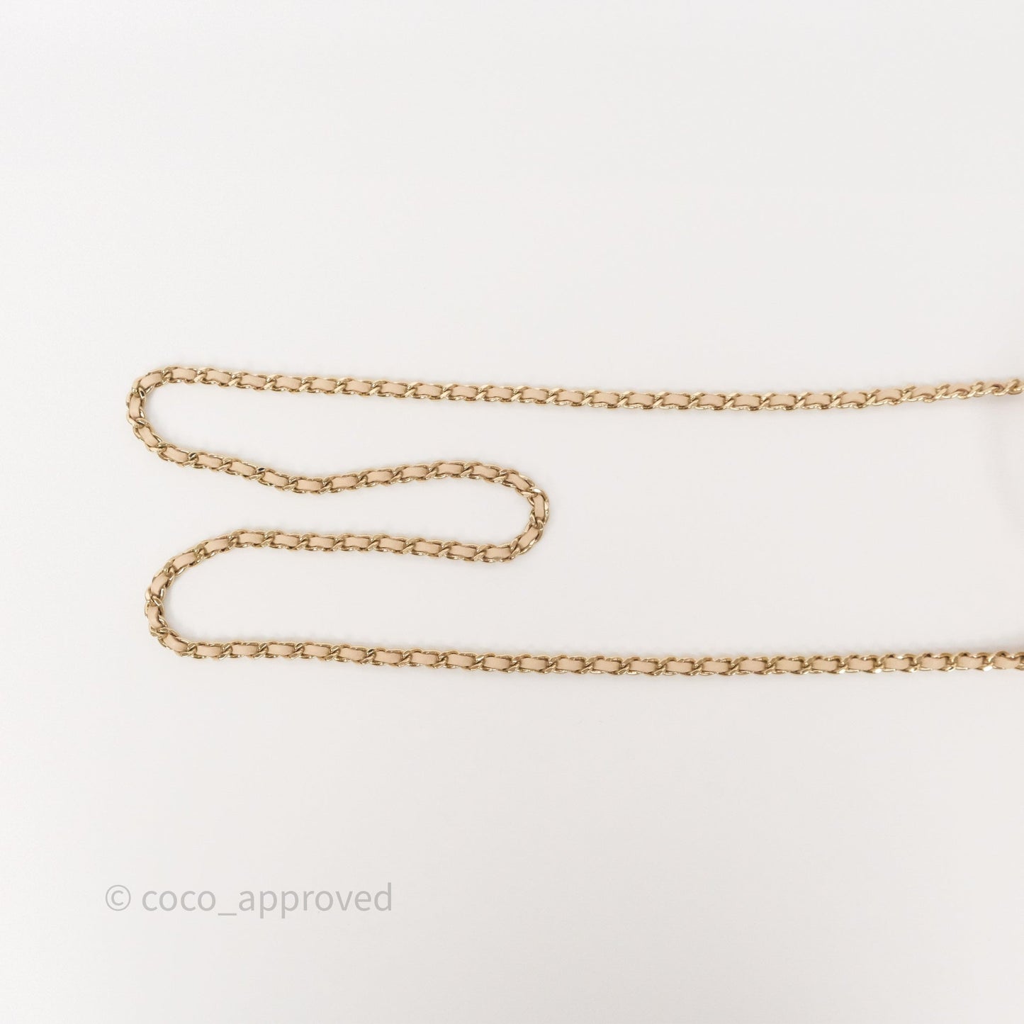 Chanel Vanity Rectangular Top Handle Ecru/Beige Lambskin Gold Hardware 23P