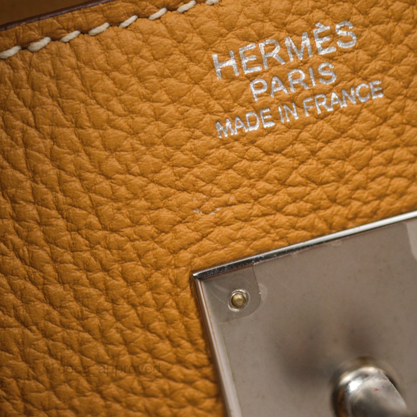 Hermès Birkin 30 Retourne Nature Sable 21 Togo Palladium Hardware