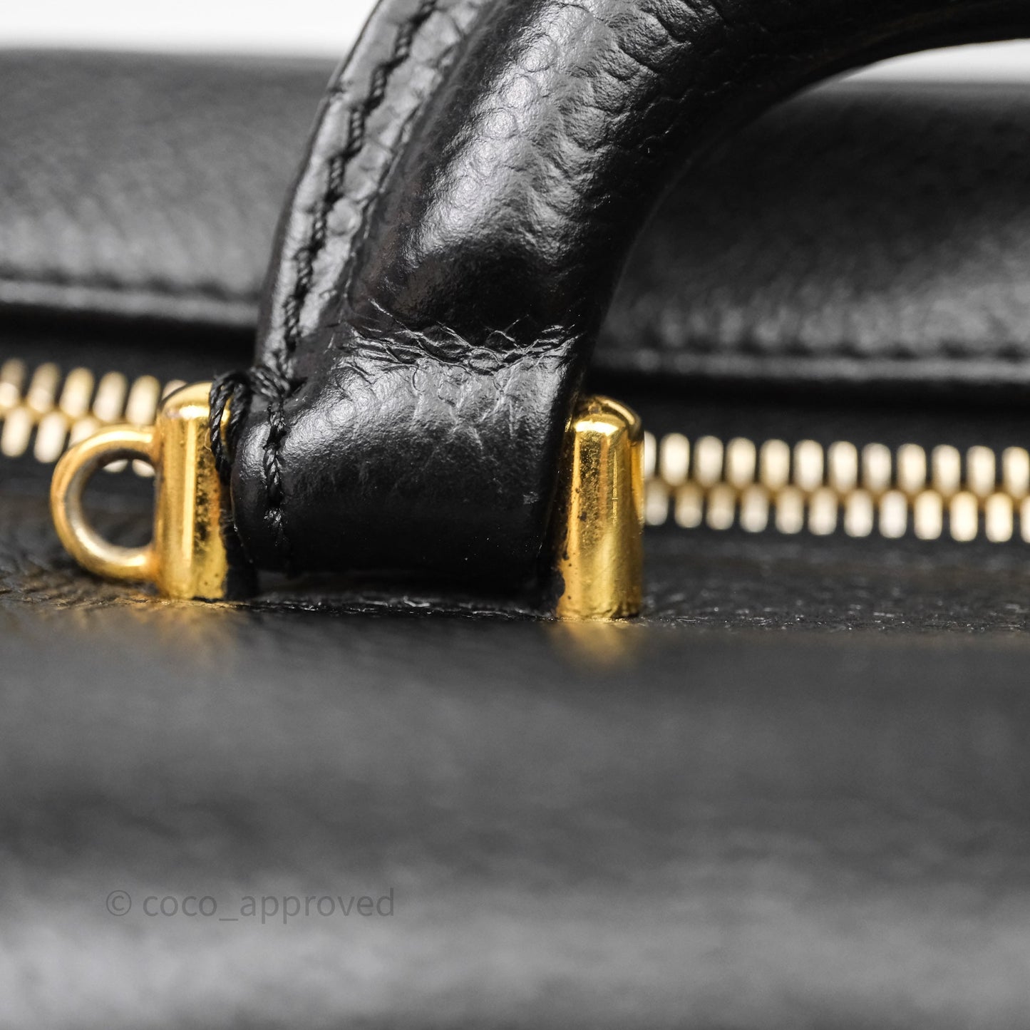 Chanel Vintage Timeless Vanity Case Caviar 24K Gold Hardware