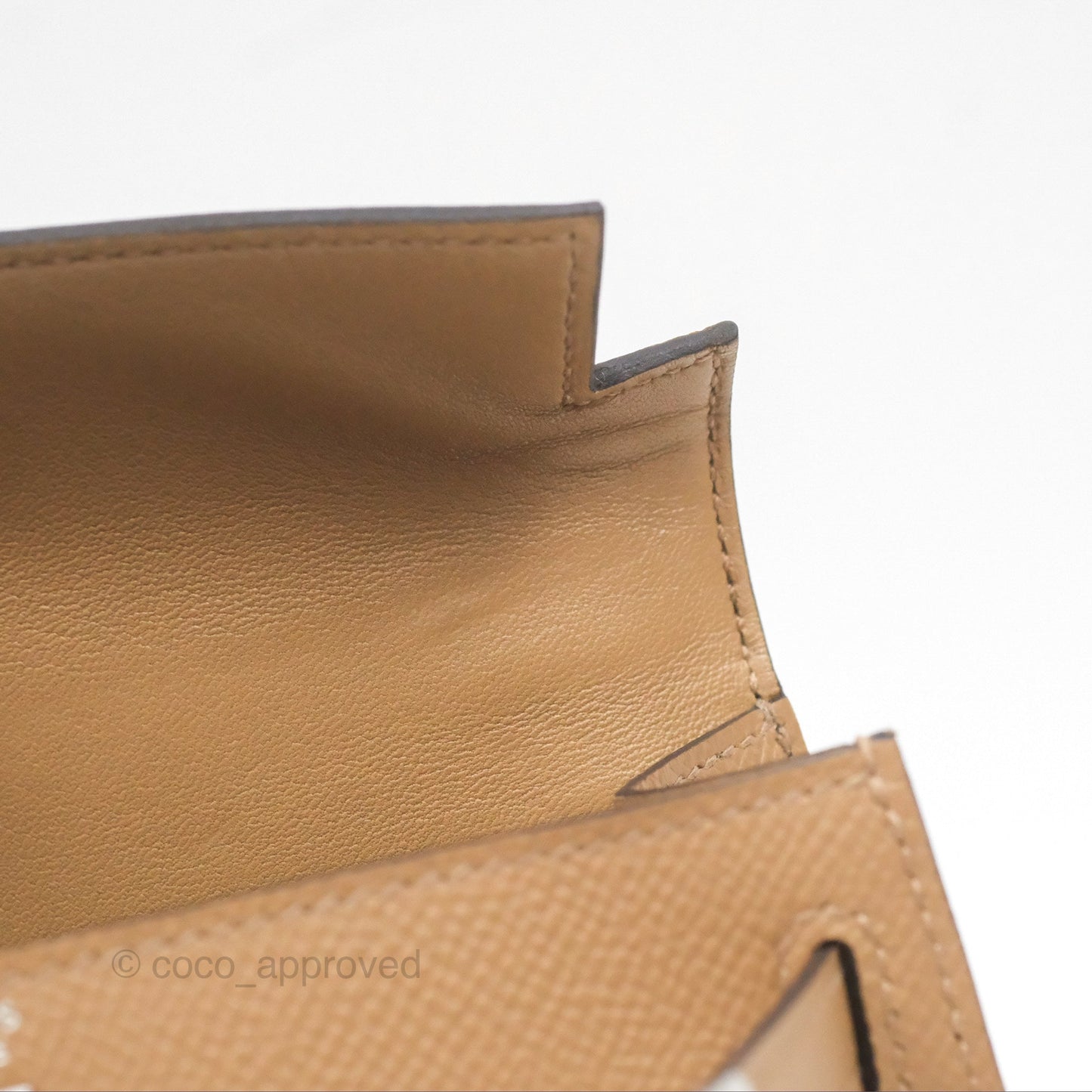 Hermès Mini Kelly II Chai 0M Epsom Palladium Hardware