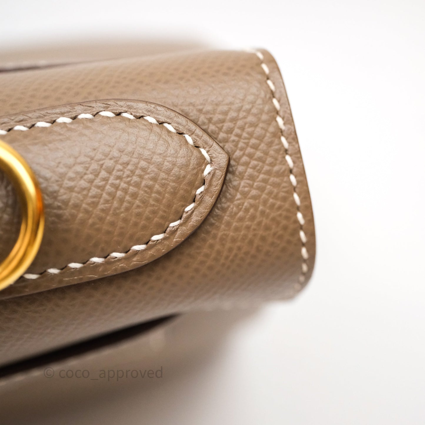 Hermès Kelly 28 Etoupe Epsom Gold Hardware