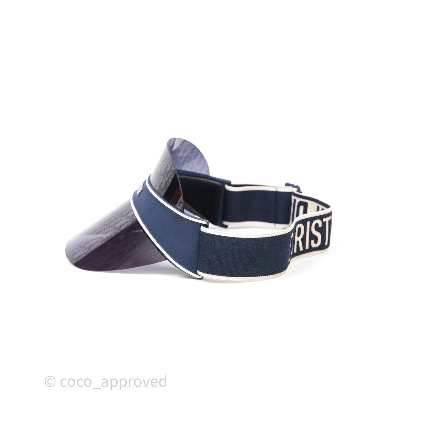 Christian Dior Diorclub V1U Dior Blue Oblique Visor