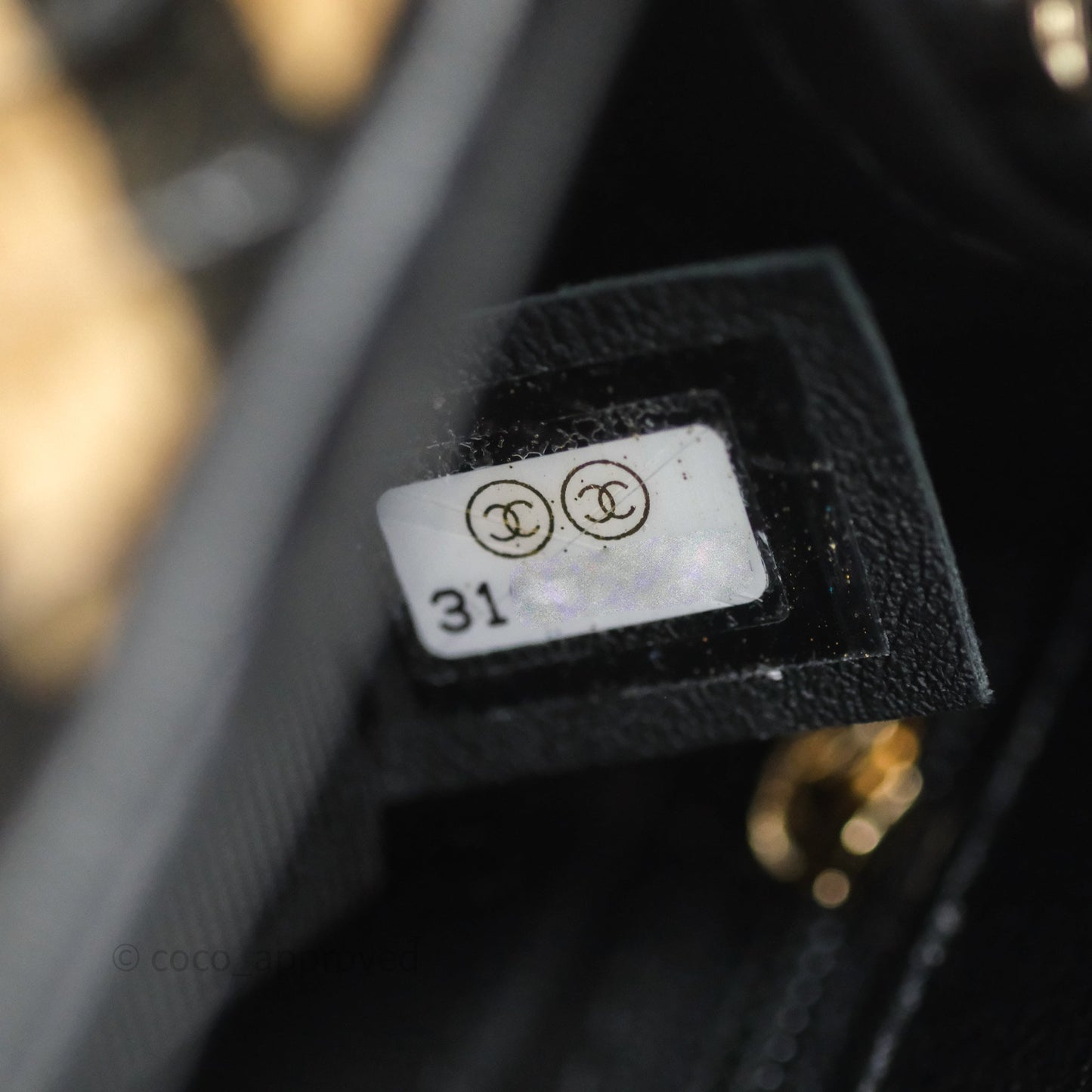 Chanel Quilted Mini Rectangular Flap Raffia Jute Thread Black & Beige Gold Hardware