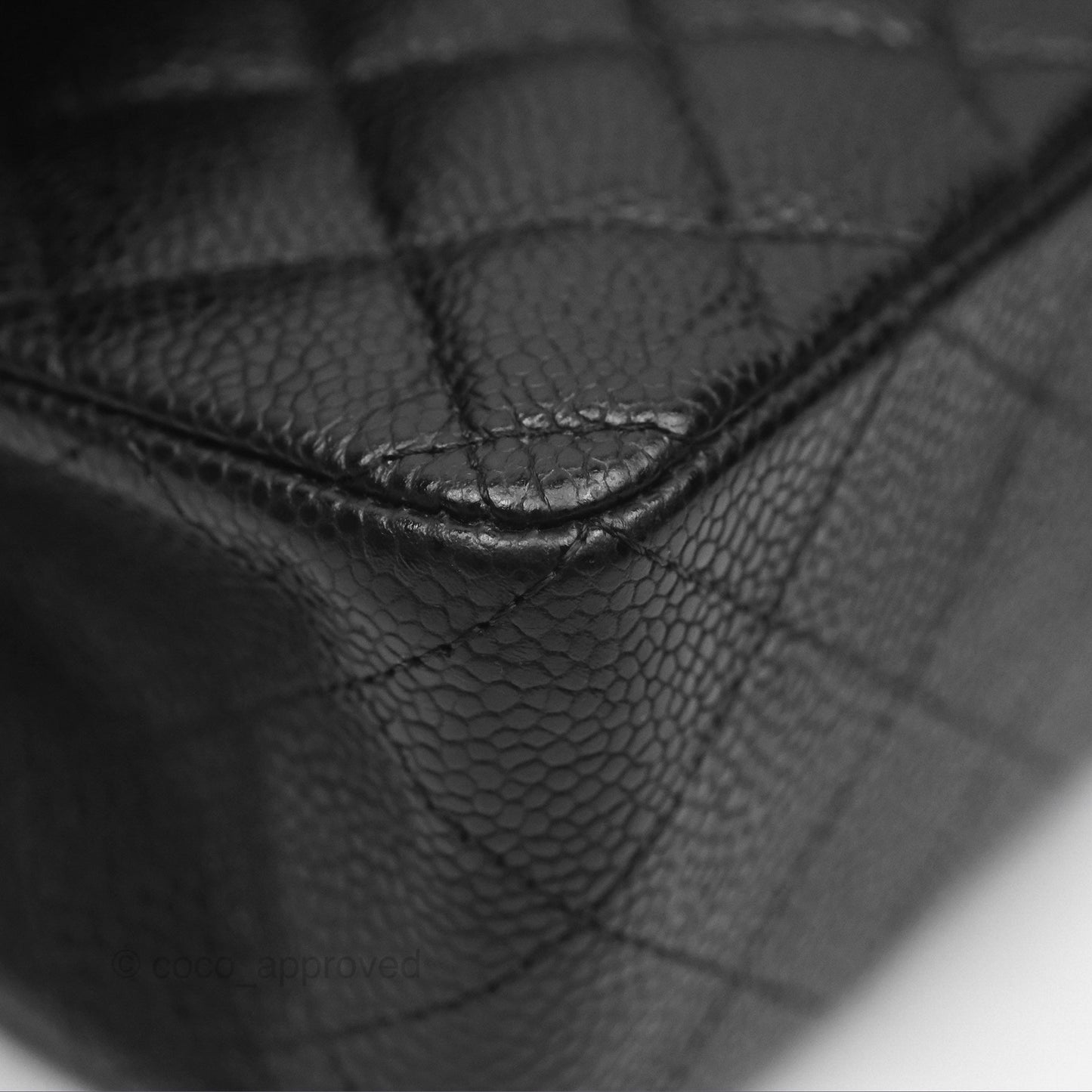 Chanel Small S/M Classic Flap Quilted Black Caviar Gold Hardware