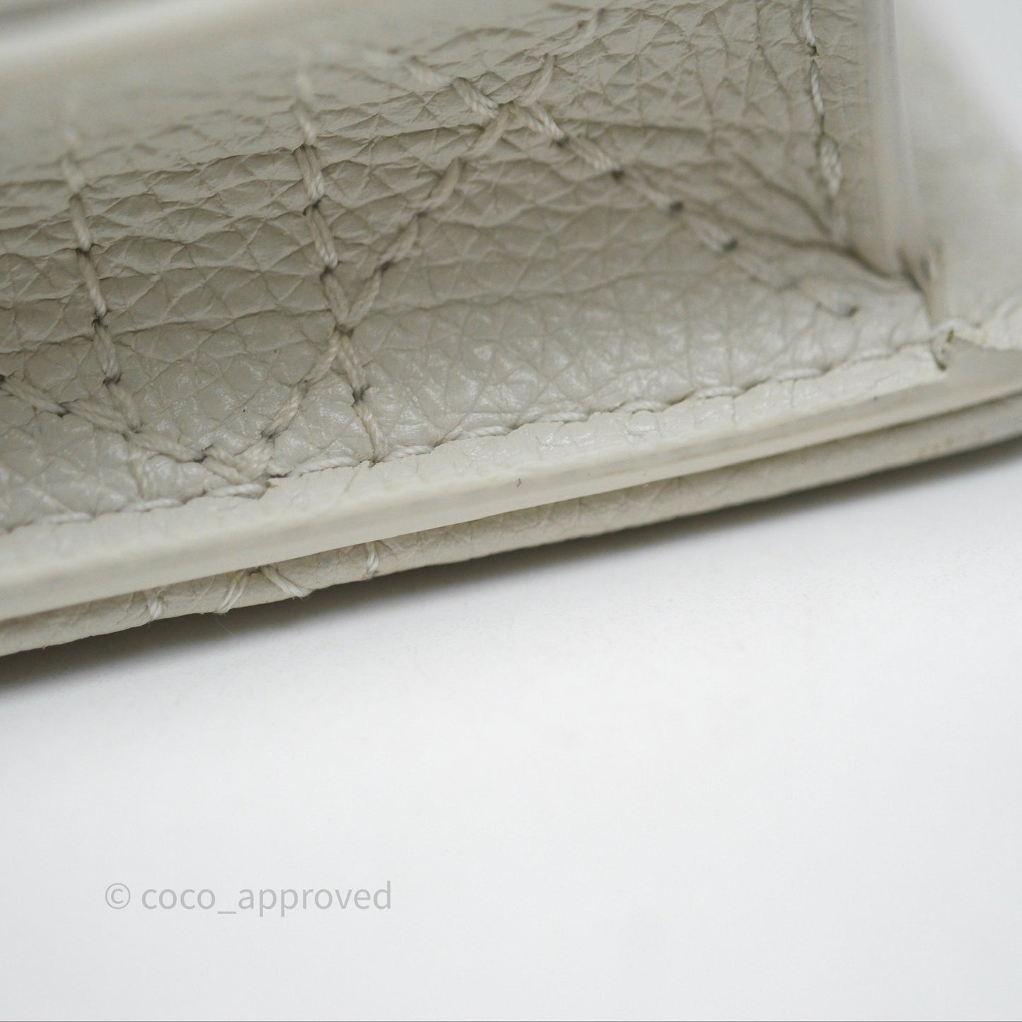 Dior Caro Pouch with Chain Latte Supple Cannage Calfskin