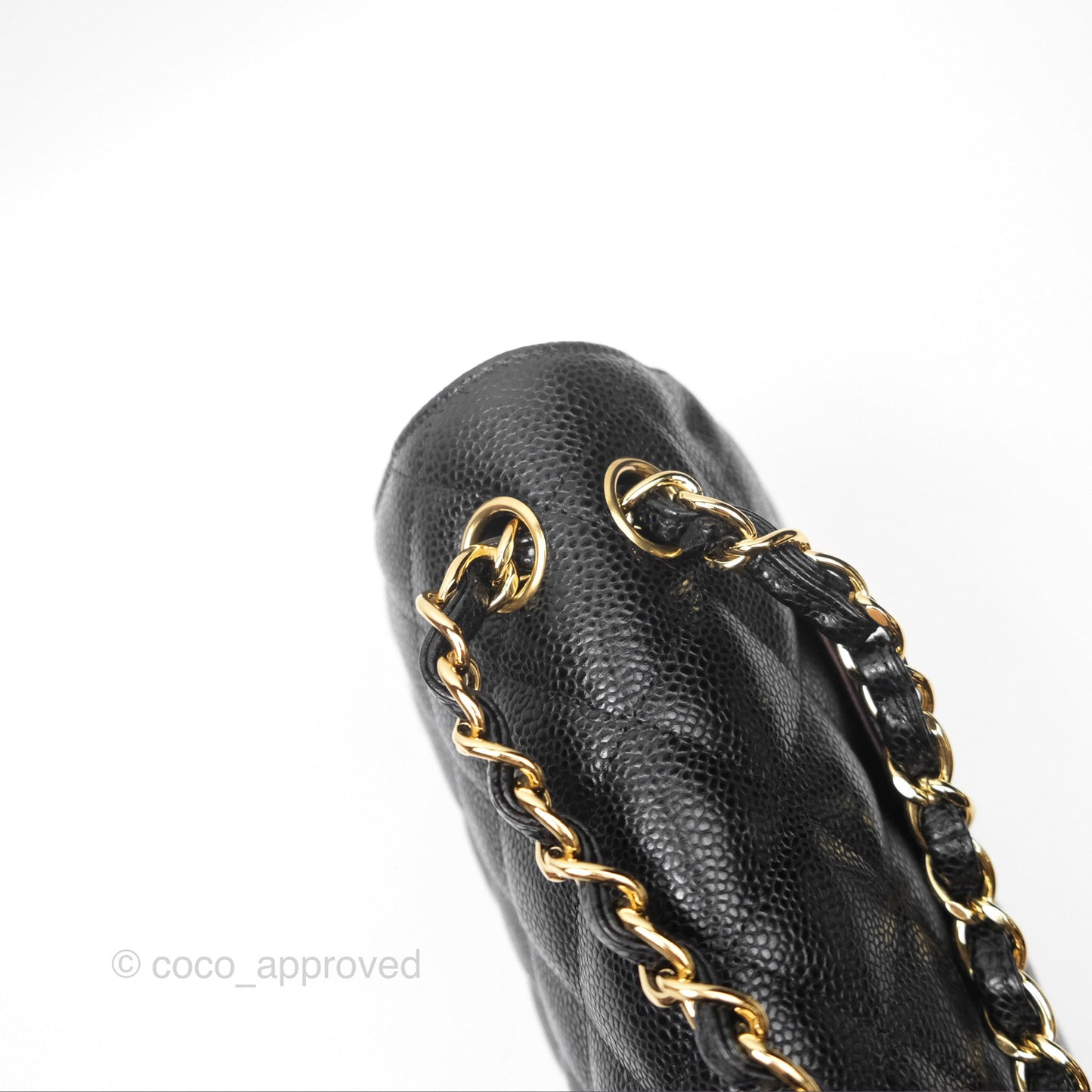 Chanel Jumbo Double Flap Black Caviar Gold Hardware⁣⁣