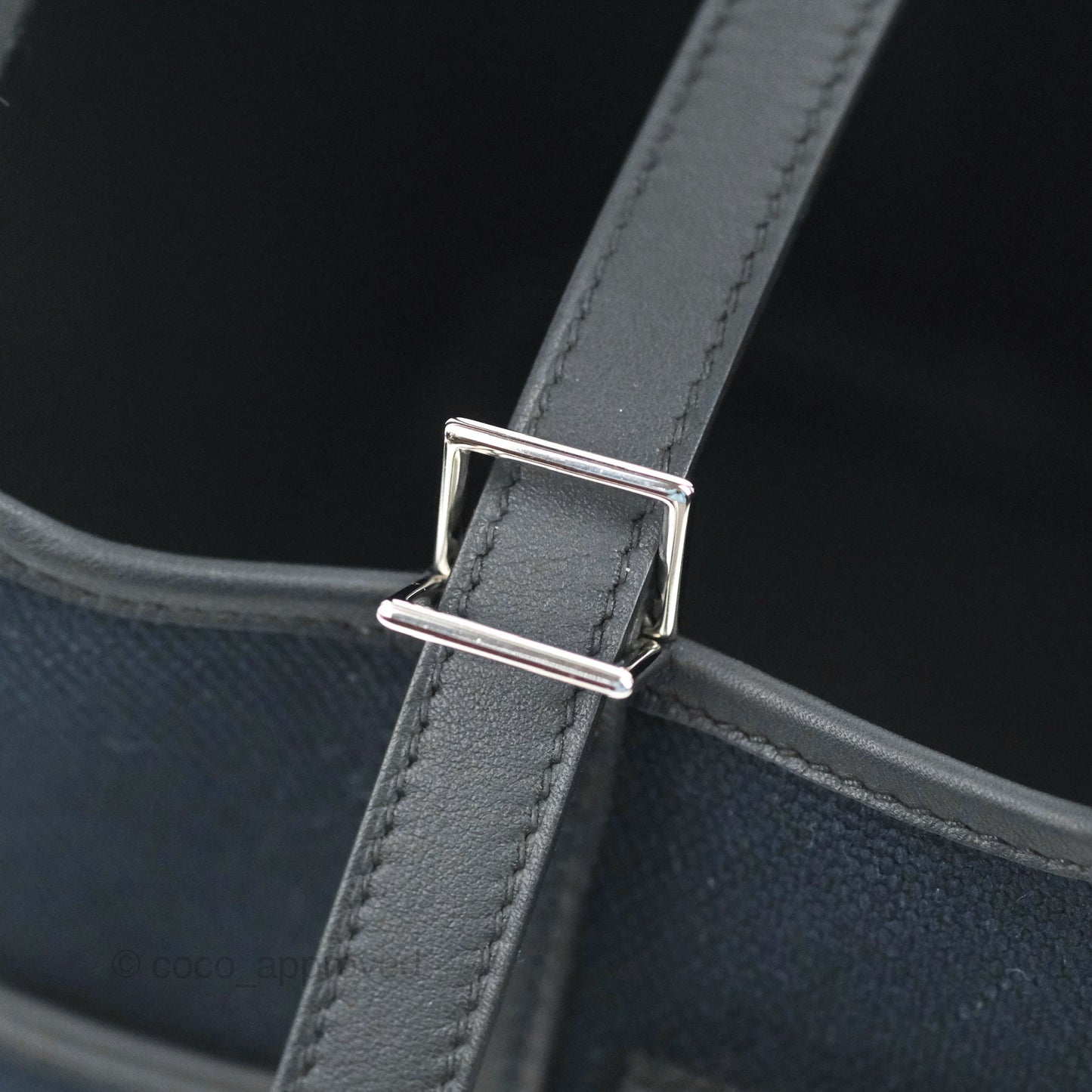 Hermes Picotin Lock 18 Pockets Bleu Marine Black Palladium Hardware