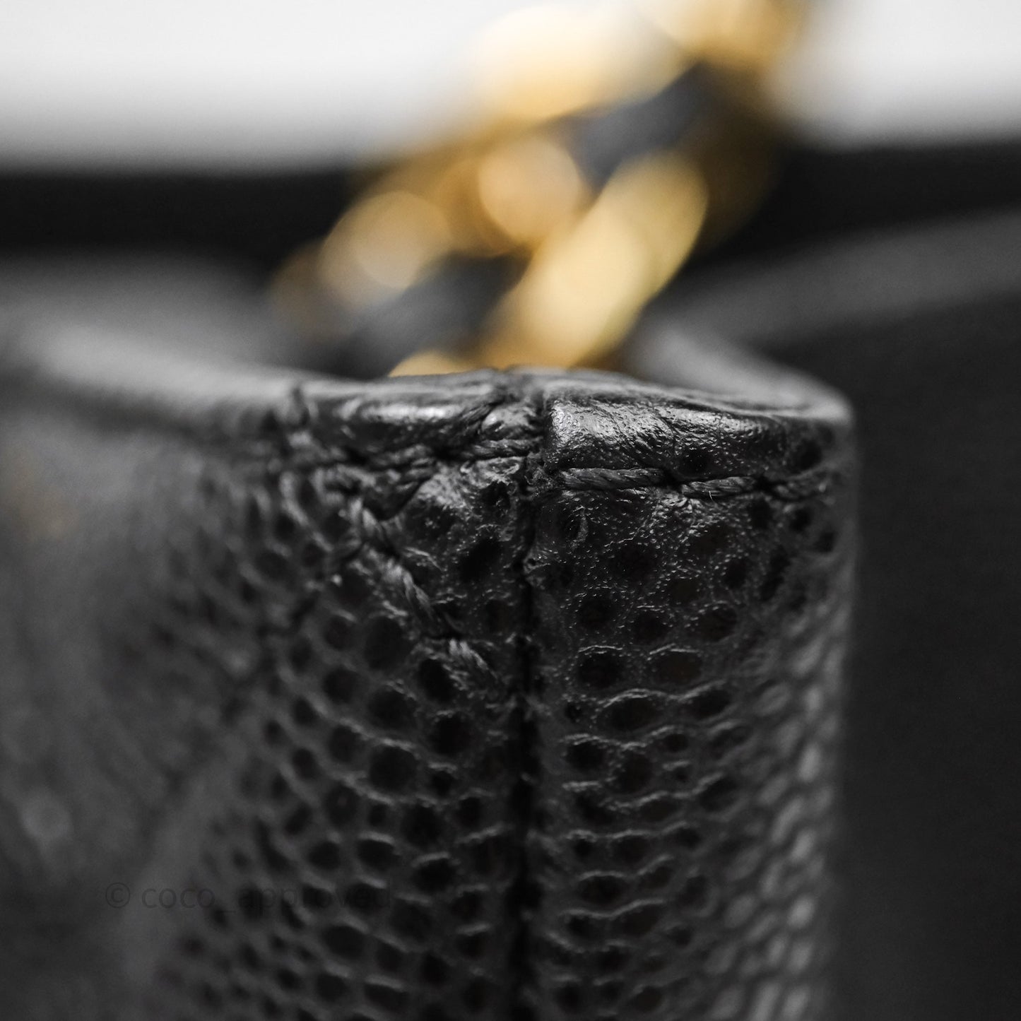 Chanel GST Black Caviar Gold Hardware