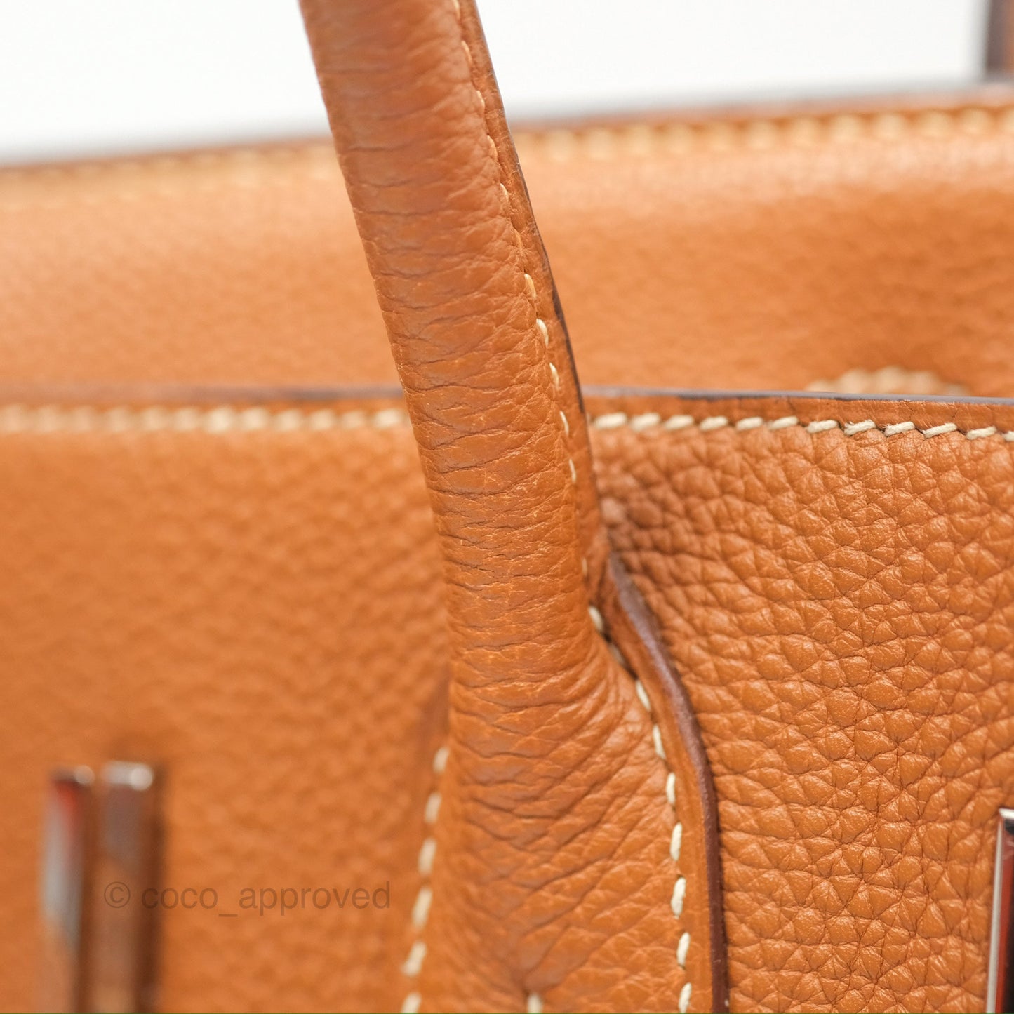 Hermès Birkin 30 Retourne Gold Clemence Palladium Hardware