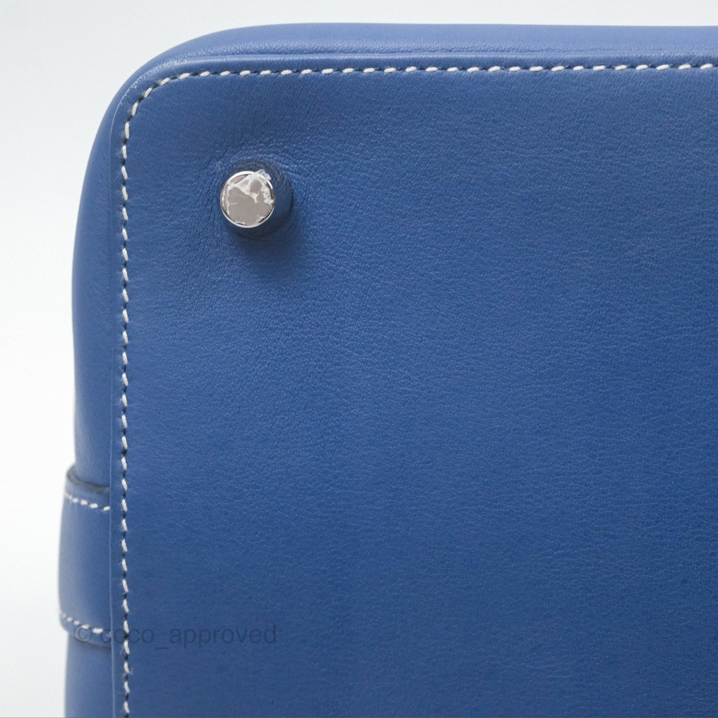 Hermès ToolBox 20 Bleu Agate R2 Swift Palladium Hardware