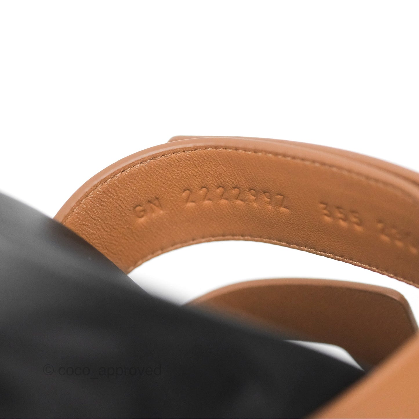 Hermès Chypre Sandal Gold Calfskin Size 35.5