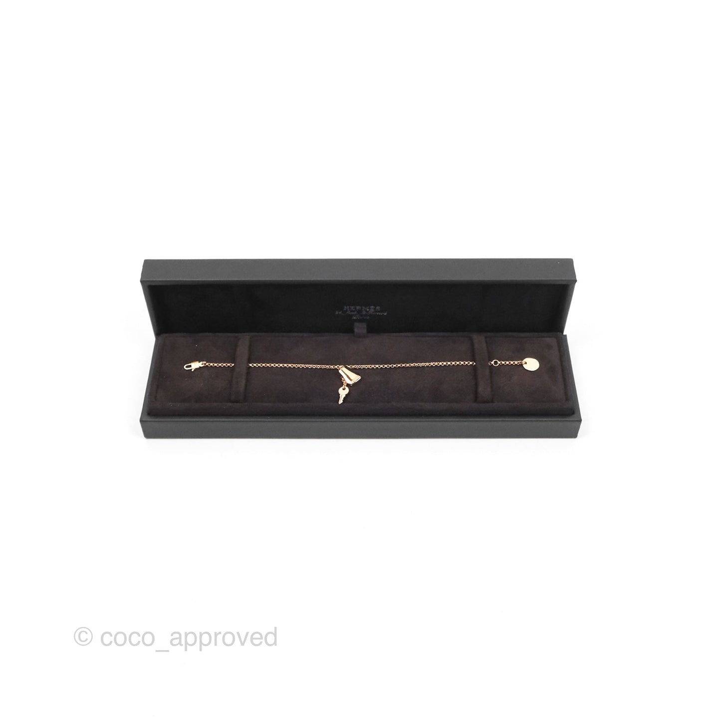 Hermès Kelly Clochette Bracelet Rose Gold