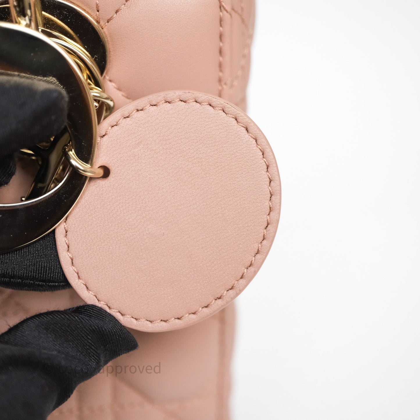 Christian Dior Small Lady Dior My ABCDior Bag Blush Cannage Lambskin