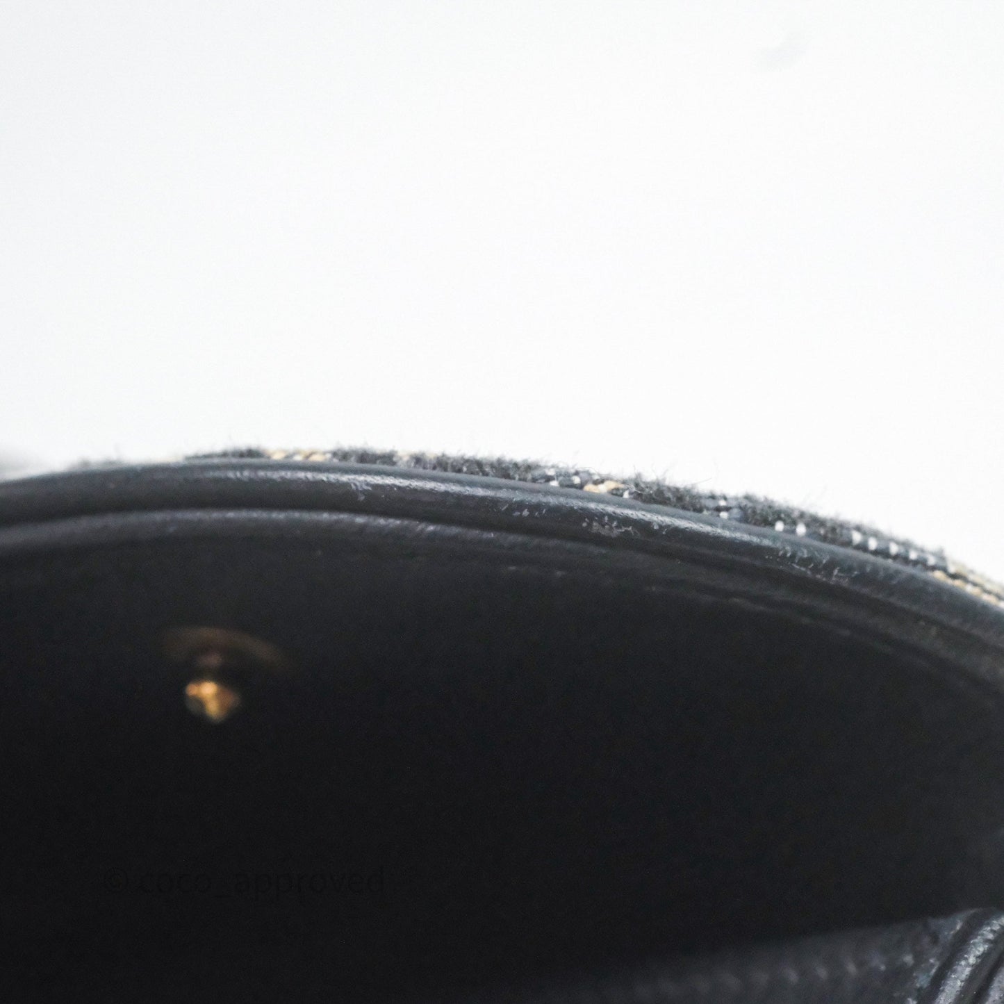 Small Saddle Pouch Wallet with Chain Blue Dior Oblique Jacquard