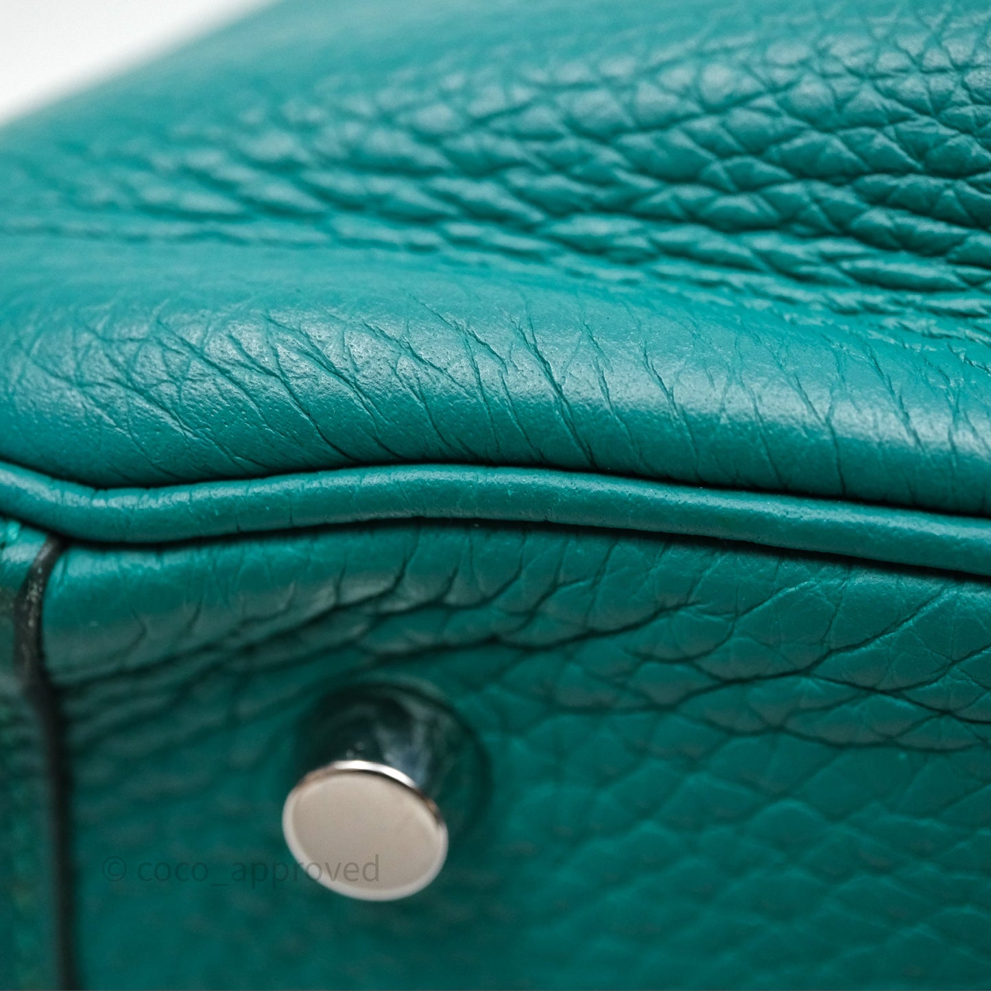 Hermès Lindy 26 Vert Verone U1 Clemence Palladium Hardware