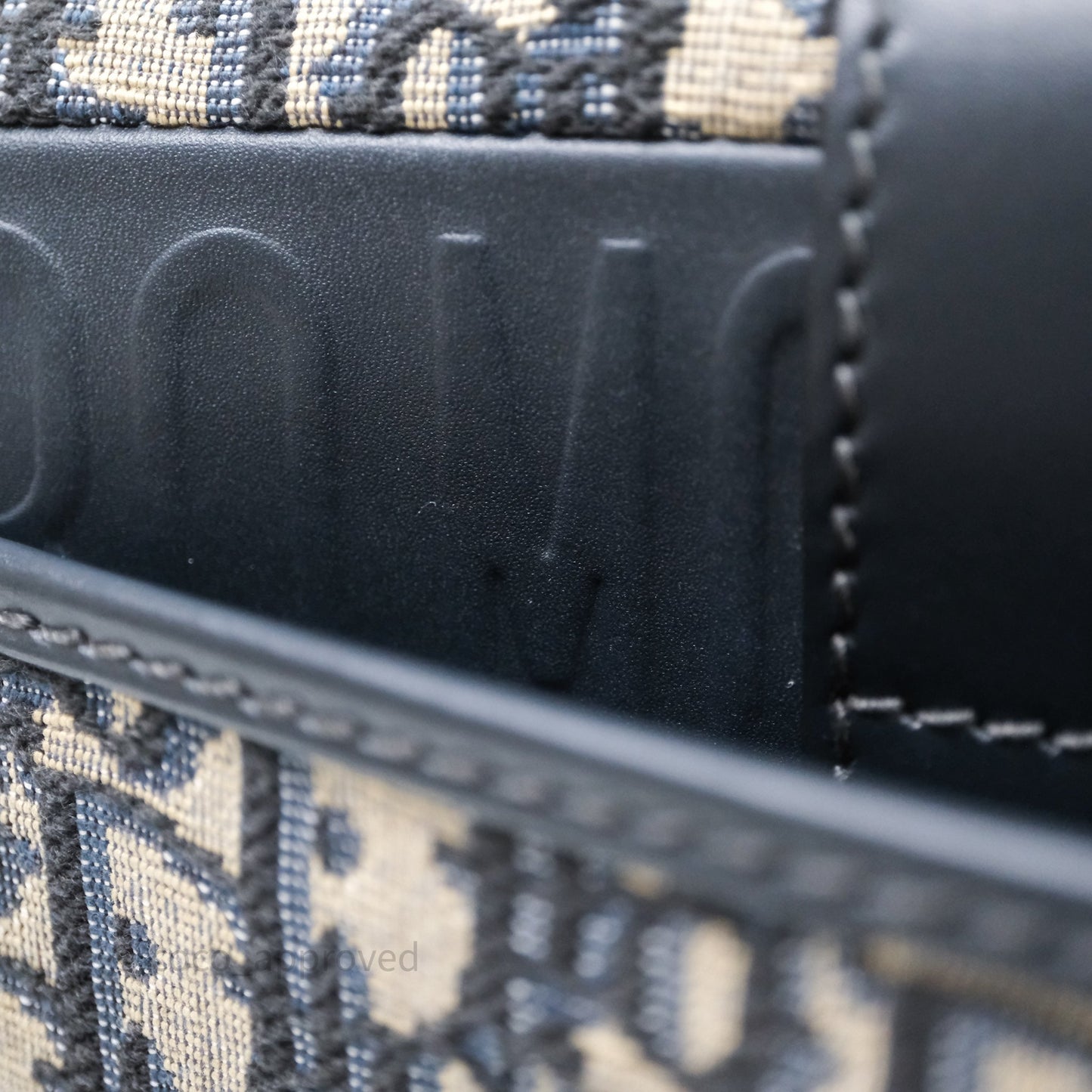 Christian Dior 30 Montaigne Bag Blue Dior Oblique Jacquard