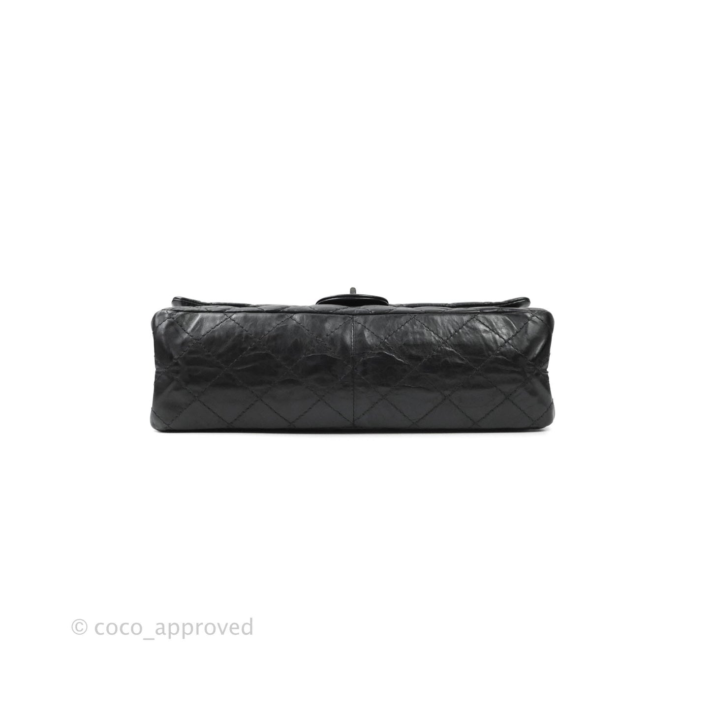 Chanel Reissue Quilted Aged Calfskin Black Ruthenium Hardware 226