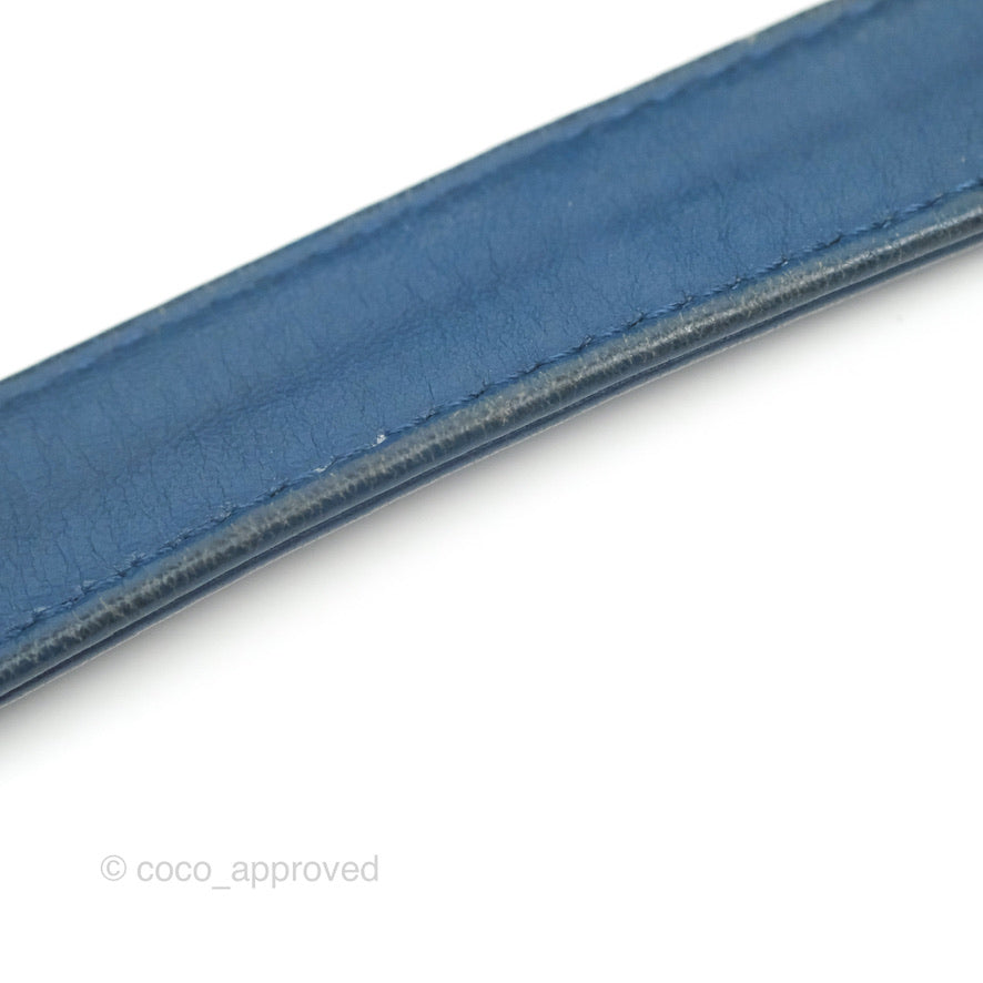 Chanel Medium Boy Blue Denim Tweed Ruthenium Hardware