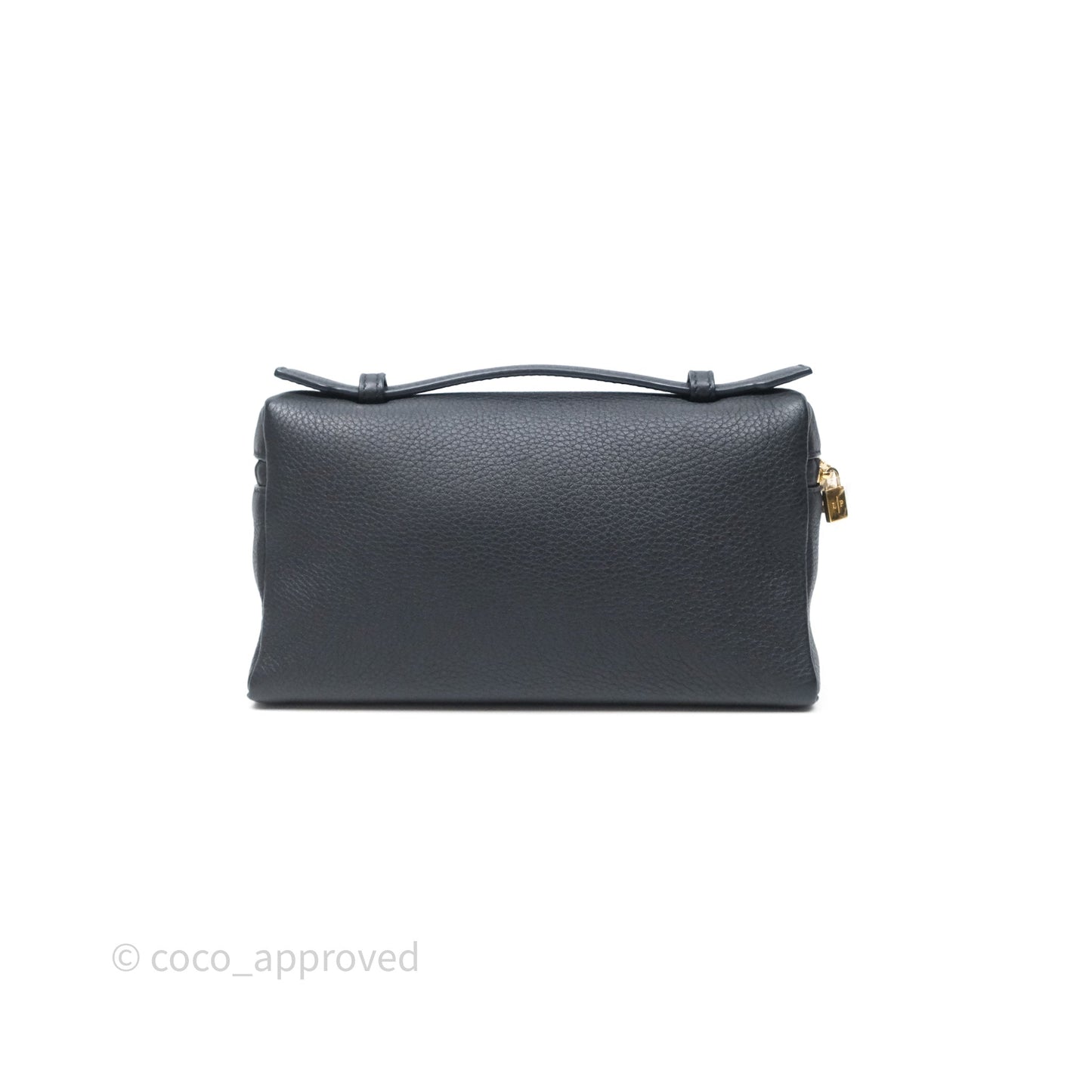 Loro Piana Extra Pocket L19 Navy Grained Calfskin