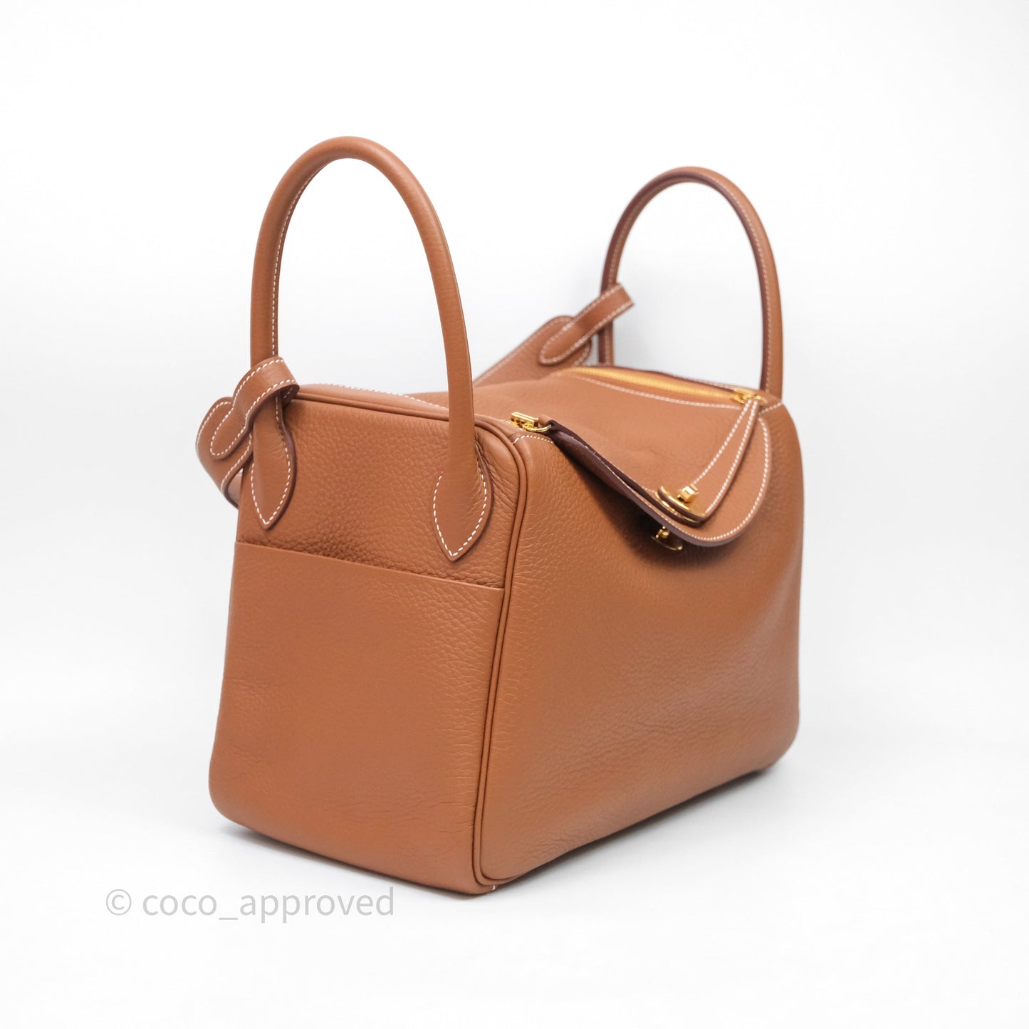 Hermès Lindy 30 Gold 37 Clemence Gold Hardware