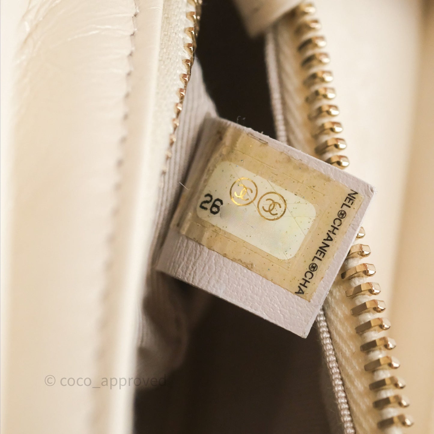 Chanel Small Gabrielle Hobo Quilted Ivory Tweed Aged Calfskin