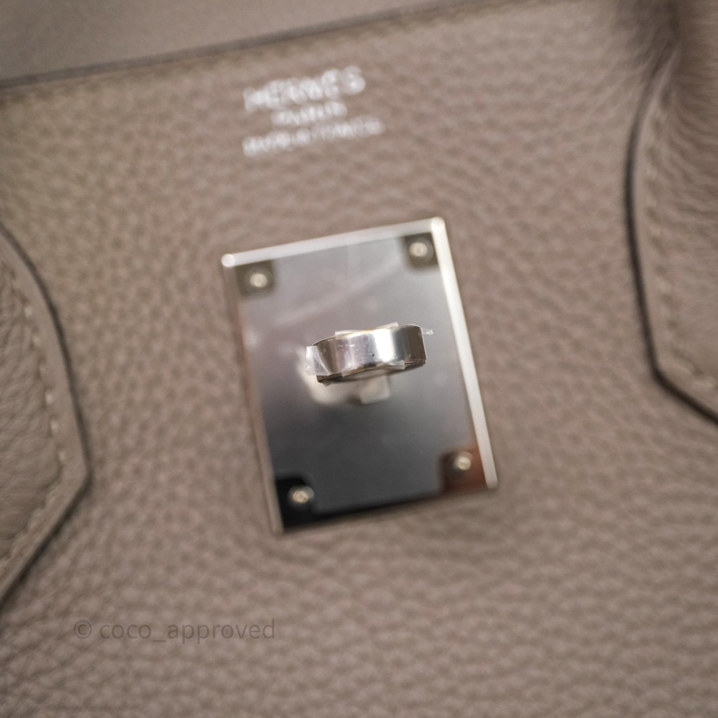 Hermès Birkin 30 Gris Asphalt M8 Togo Palladium Hardware