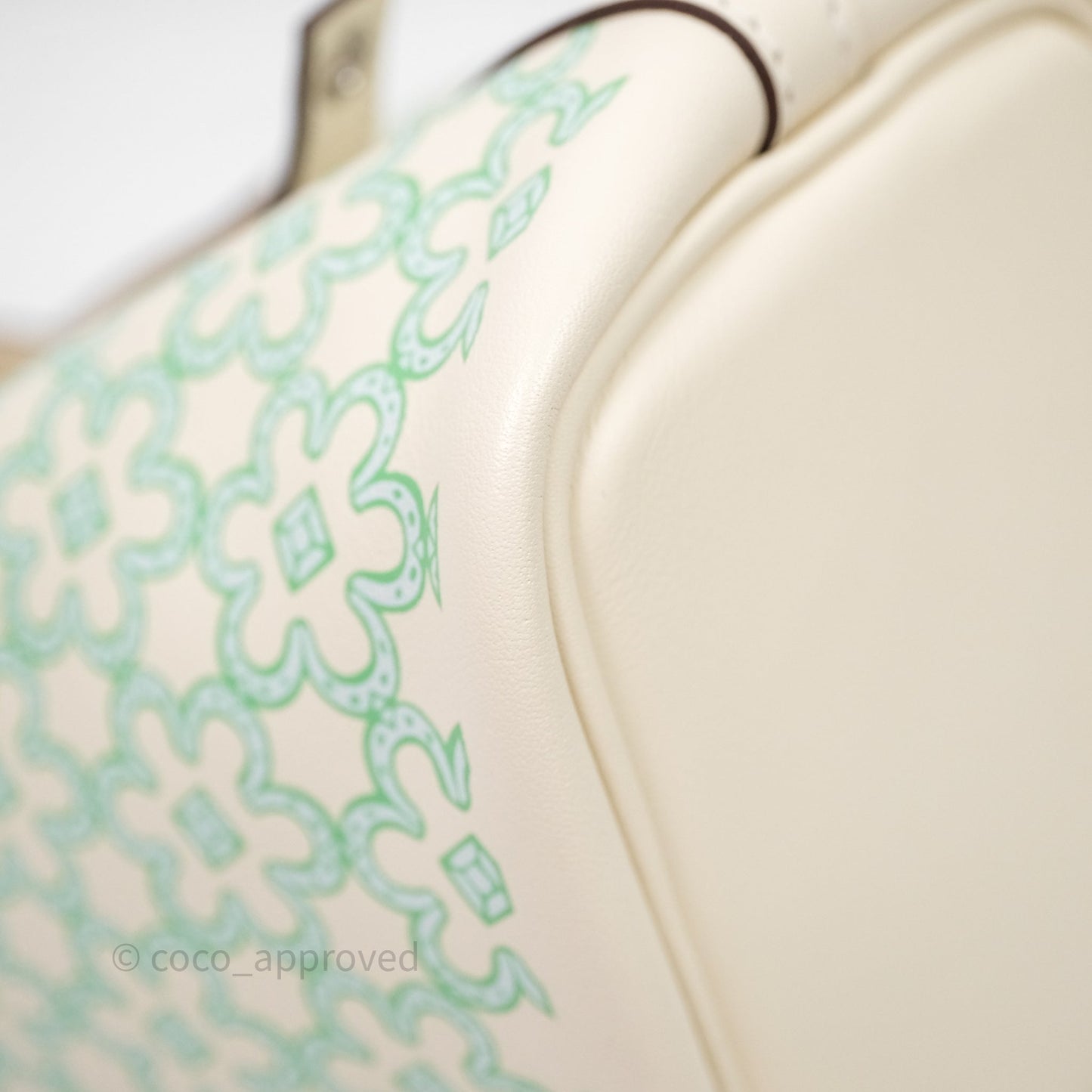 Hermès Micro Picotin 14 Lucky Daisy Nata I2 Vert Swift Palladium Hardware
