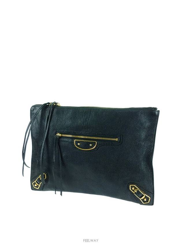 Luxury Balenciaga Giant Edge Medium Clutch Bag 390186