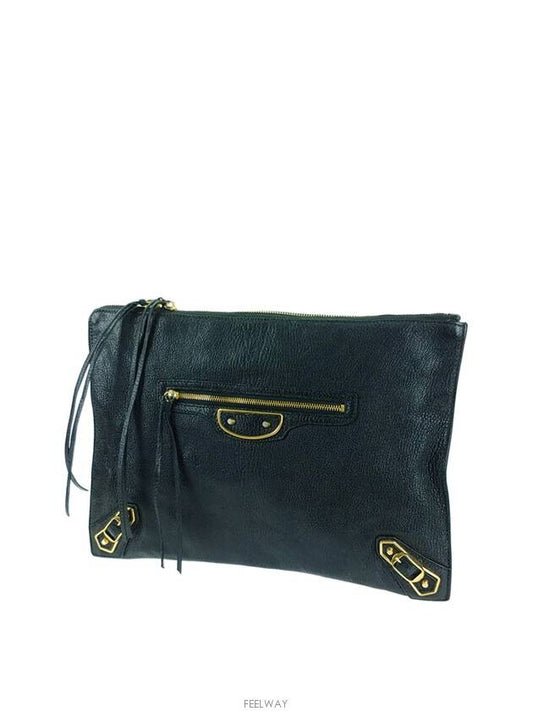 Luxury Balenciaga Giant Edge Medium Clutch Bag 390186