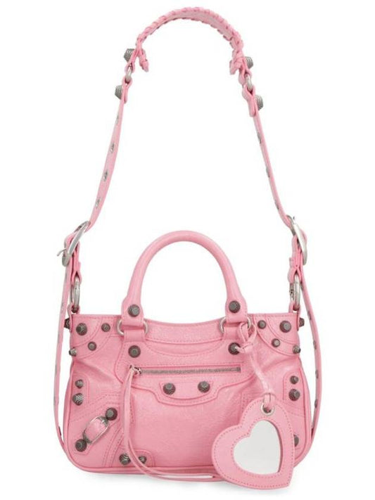Luxury Balenciaga Neo Cagole Small Tote Bag Pink