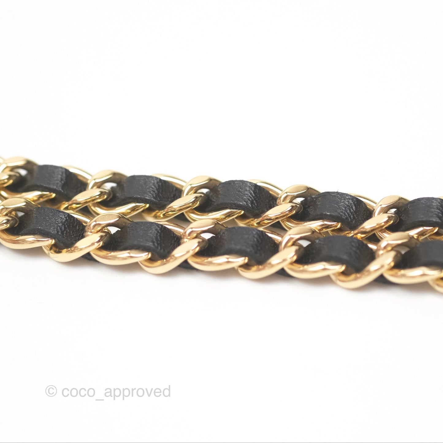 Chanel Quilted Classic Wallet on Chain WOC Black Lambskin Gold Hardware