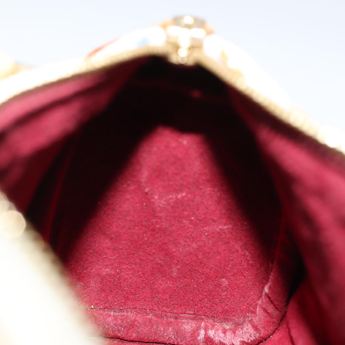 LOUIS VUITTON Monogram Multicolor Mini Speedy Hand Bag White M92645 76030