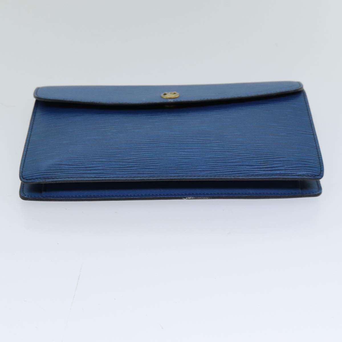 LOUIS VUITTON Epi Montaigne 23 Clutch Bag Blue M52665 LV 76032
