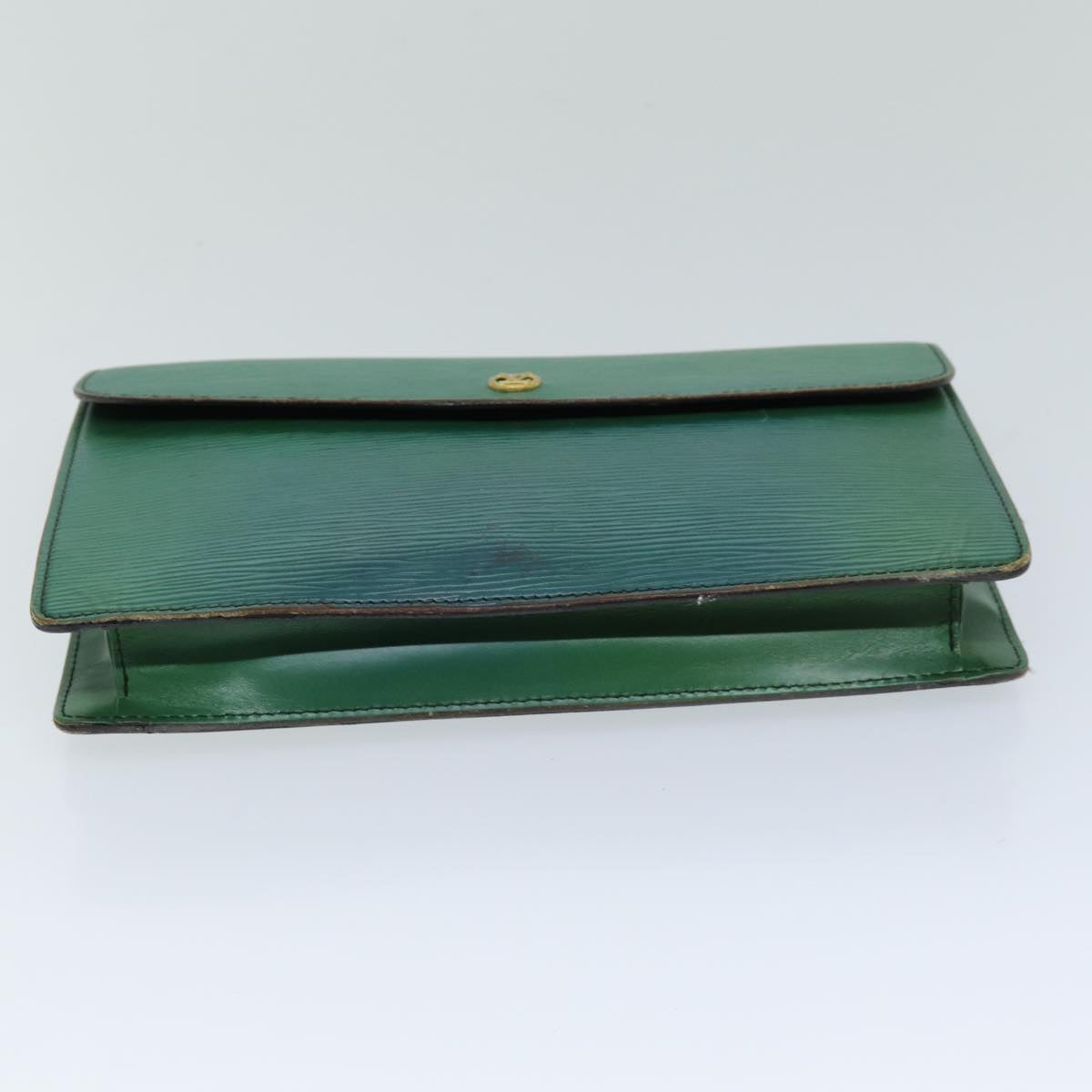 LOUIS VUITTON Epi Montaigne 27 Clutch Bag Green M52654 LV 76033