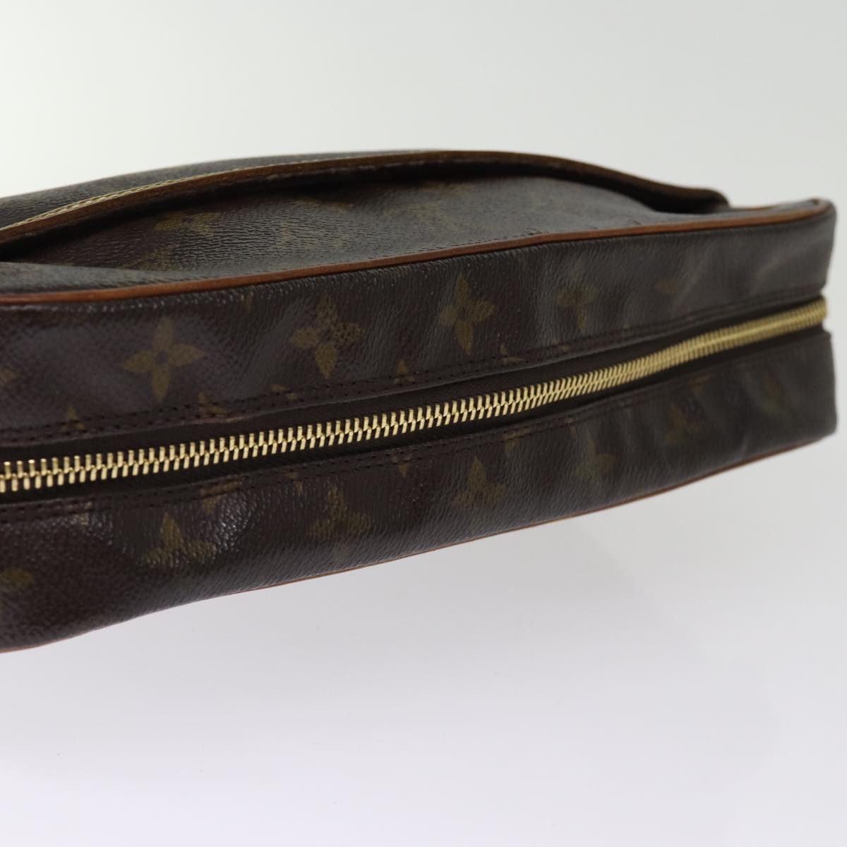LOUIS VUITTON Monogram Compiegne 28 Clutch Bag M51845 LV 76039