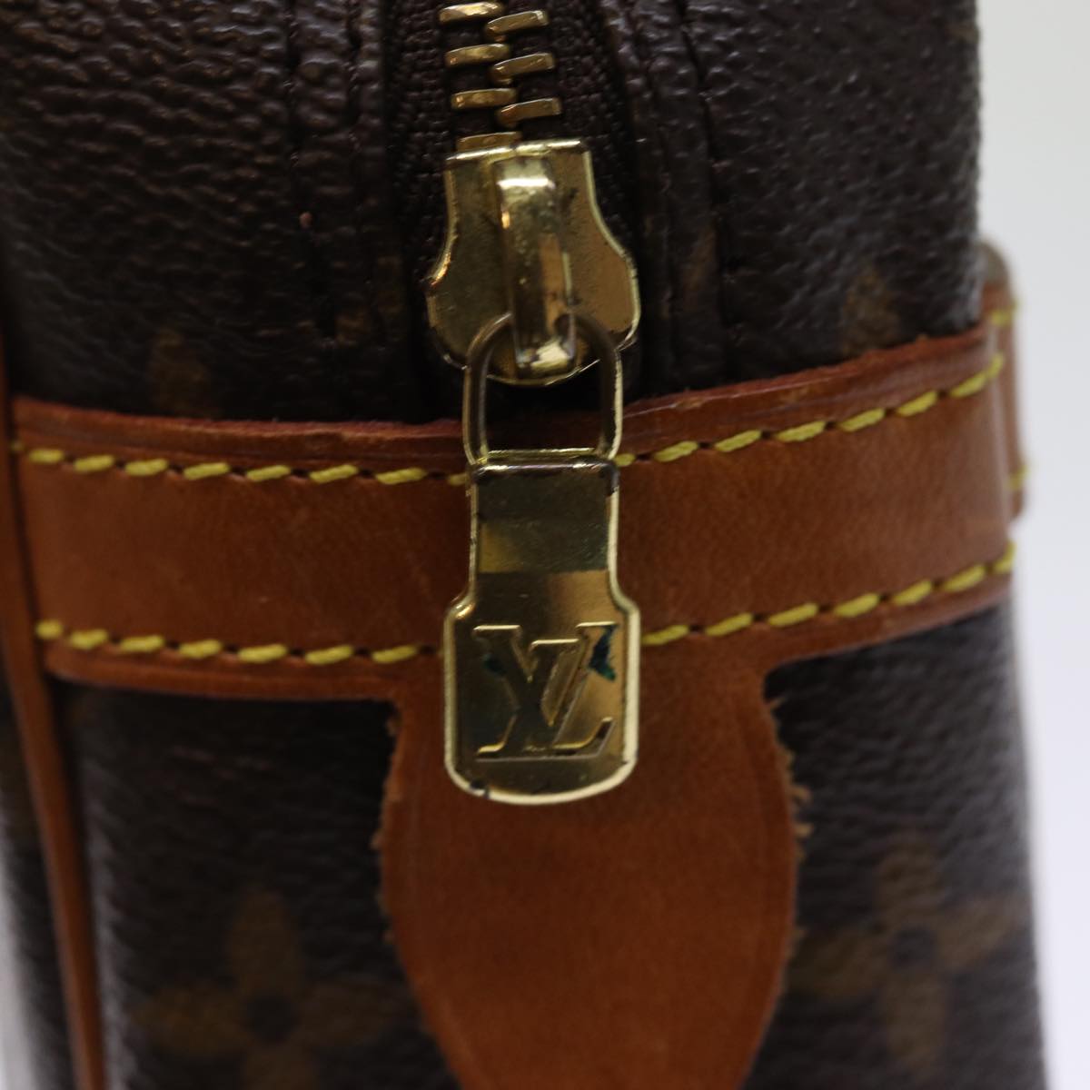 LOUIS VUITTON Monogram Compiegne 28 Clutch Bag M51845 LV 76040