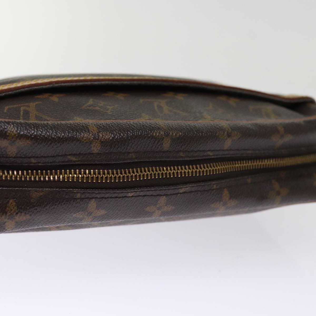 LOUIS VUITTON Monogram Compiegne 28 Clutch Bag M51845 LV 76040