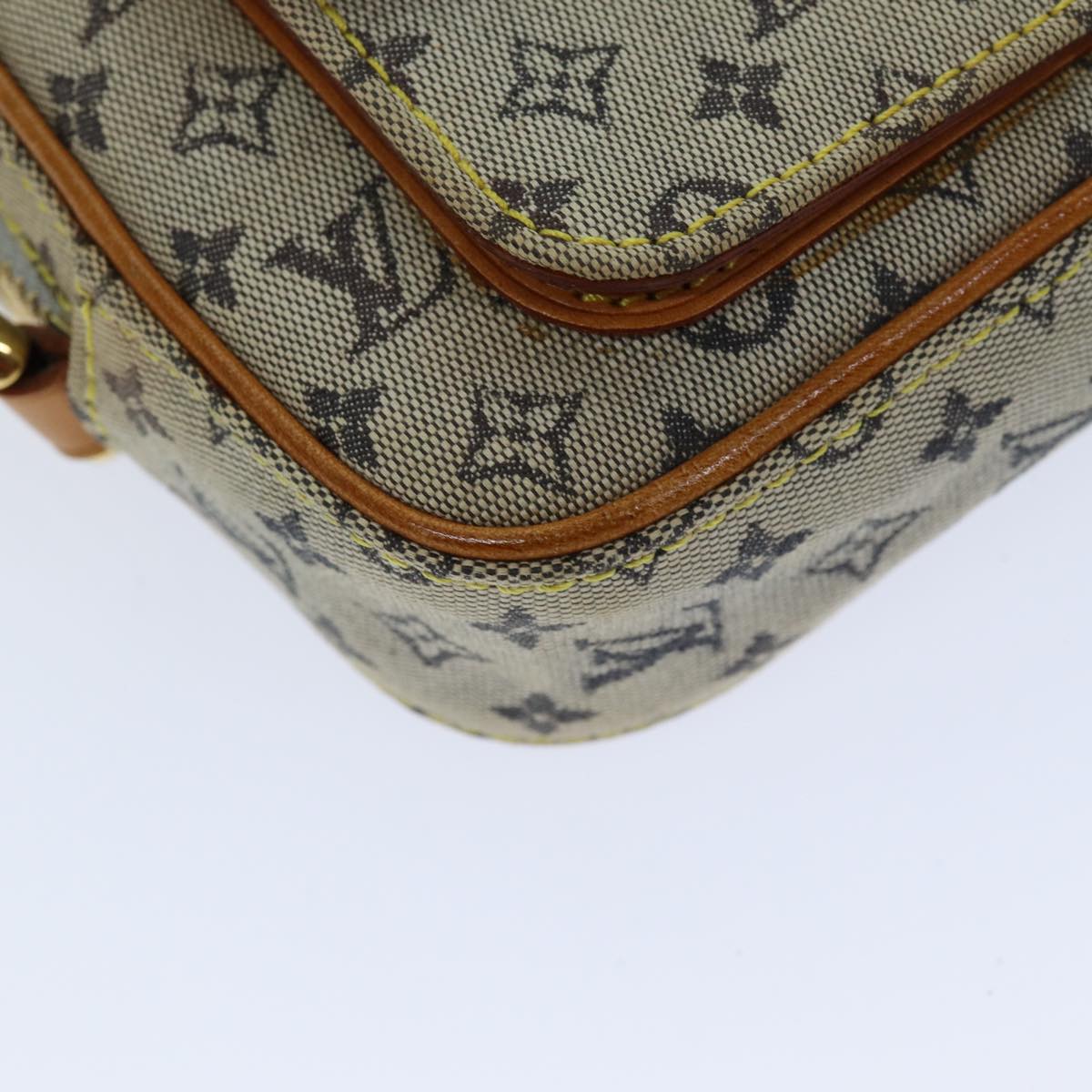 LOUIS VUITTON Monogram Mini Juliet MM Shoulder Bag Blue M92004 LV 76041
