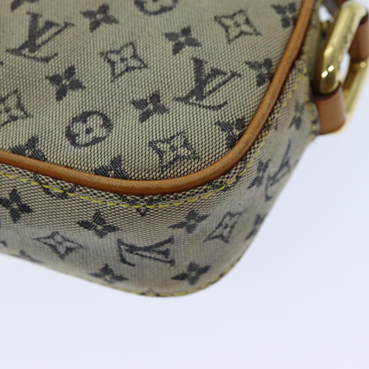 LOUIS VUITTON Monogram Mini Juliet MM Shoulder Bag Blue M92004 LV 76041