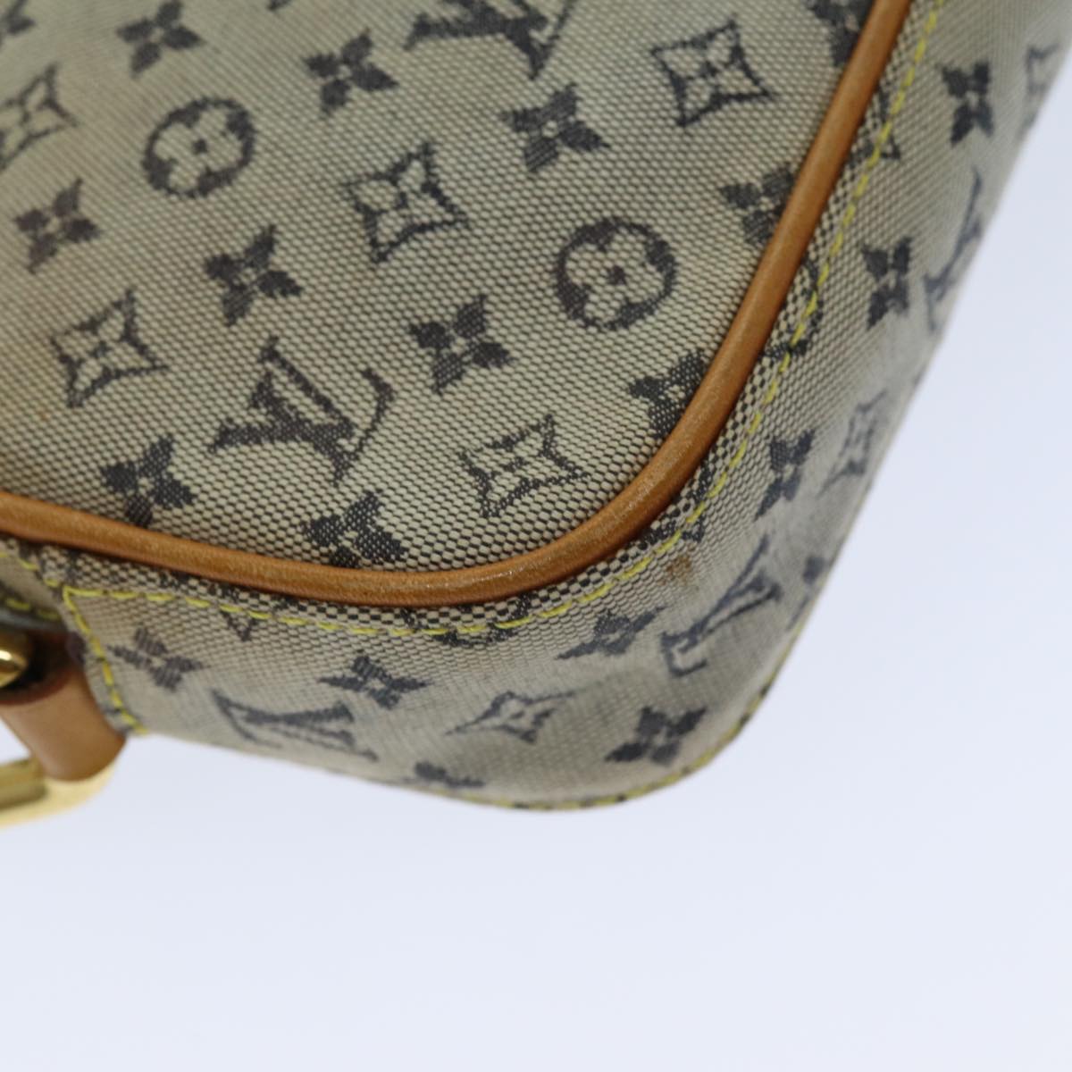 LOUIS VUITTON Monogram Mini Juliet MM Shoulder Bag Blue M92004 LV 76041