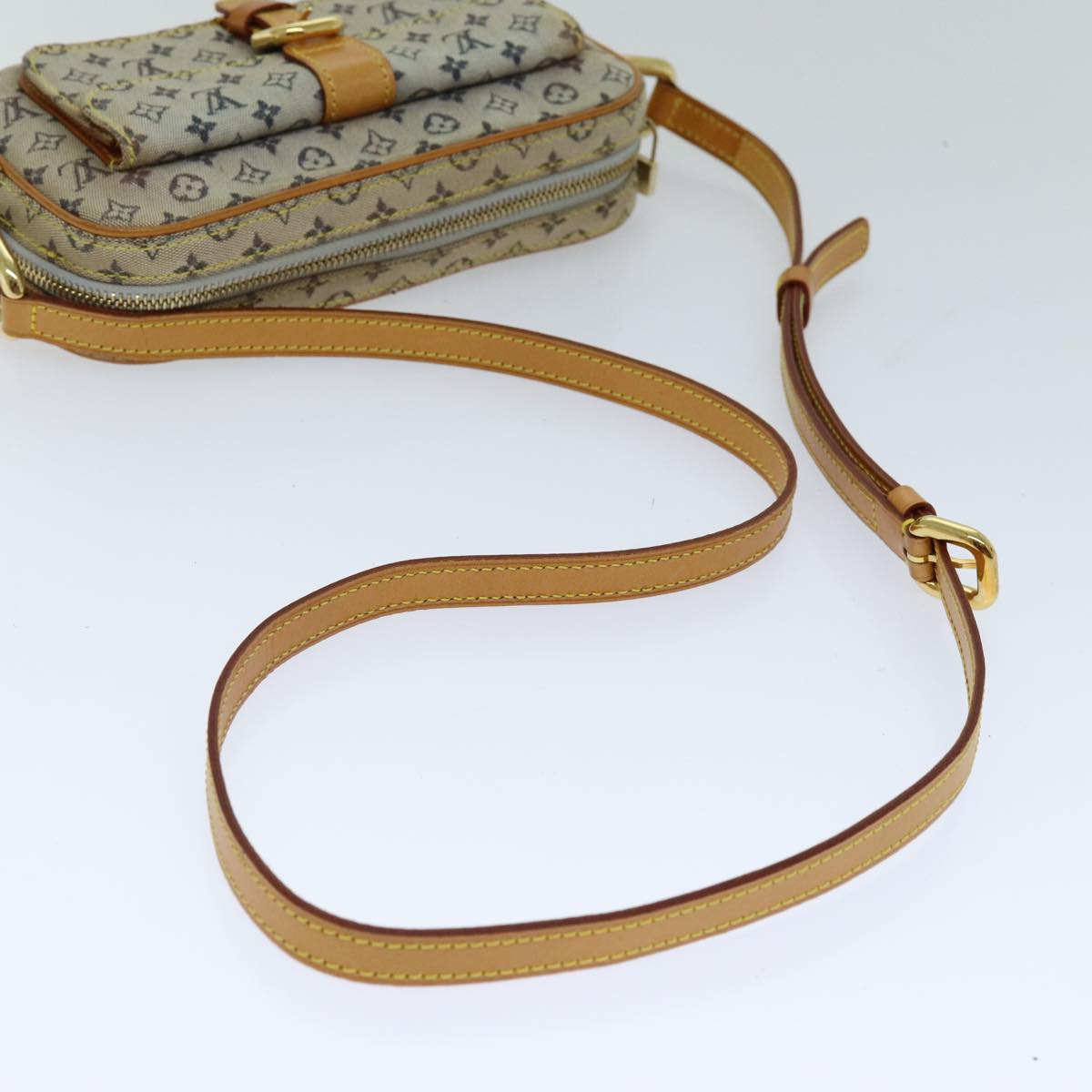 LOUIS VUITTON Monogram Mini Juliet MM Shoulder Bag Blue M92004 LV 76041
