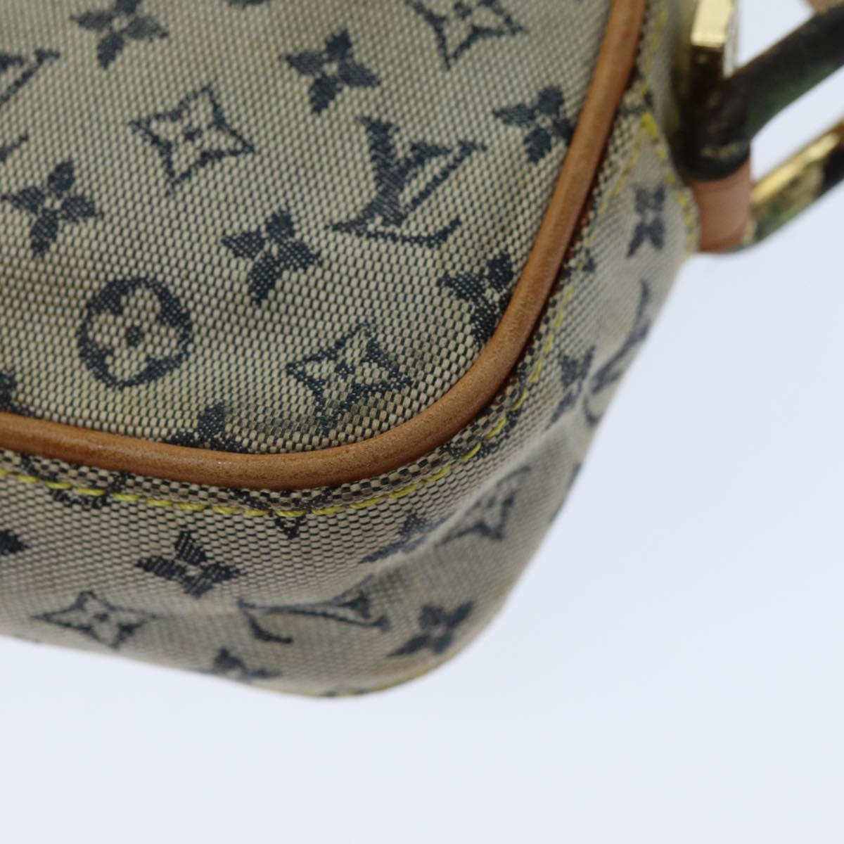 LOUIS VUITTON Monogram Mini Juliet MM Shoulder Bag Blue M92004 LV 76042