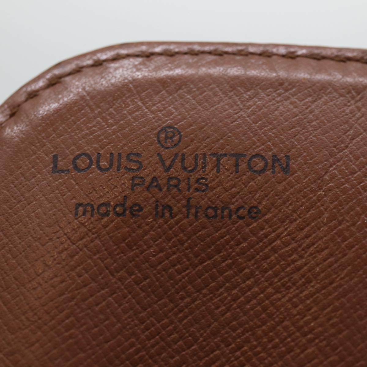 LOUIS VUITTON Monogram Cartouchiere MM Shoulder Bag M51253 LV 76044