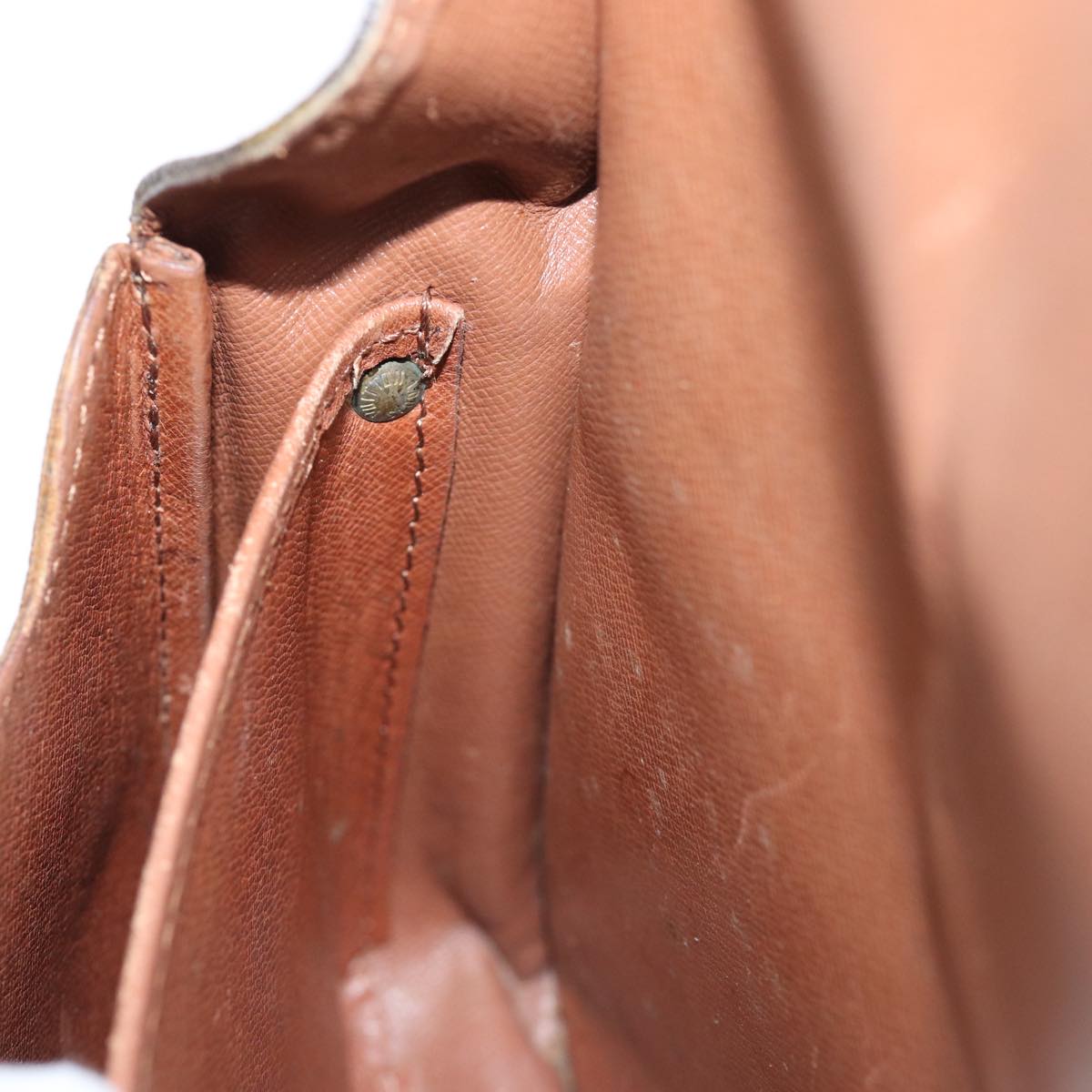 LOUIS VUITTON Monogram Cartouchiere MM Shoulder Bag M51253 LV 76044
