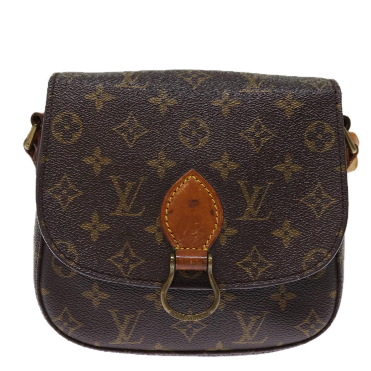 LOUIS VUITTON Monogram Saint Cloud MM Shoulder Bag M51243 LV 76046