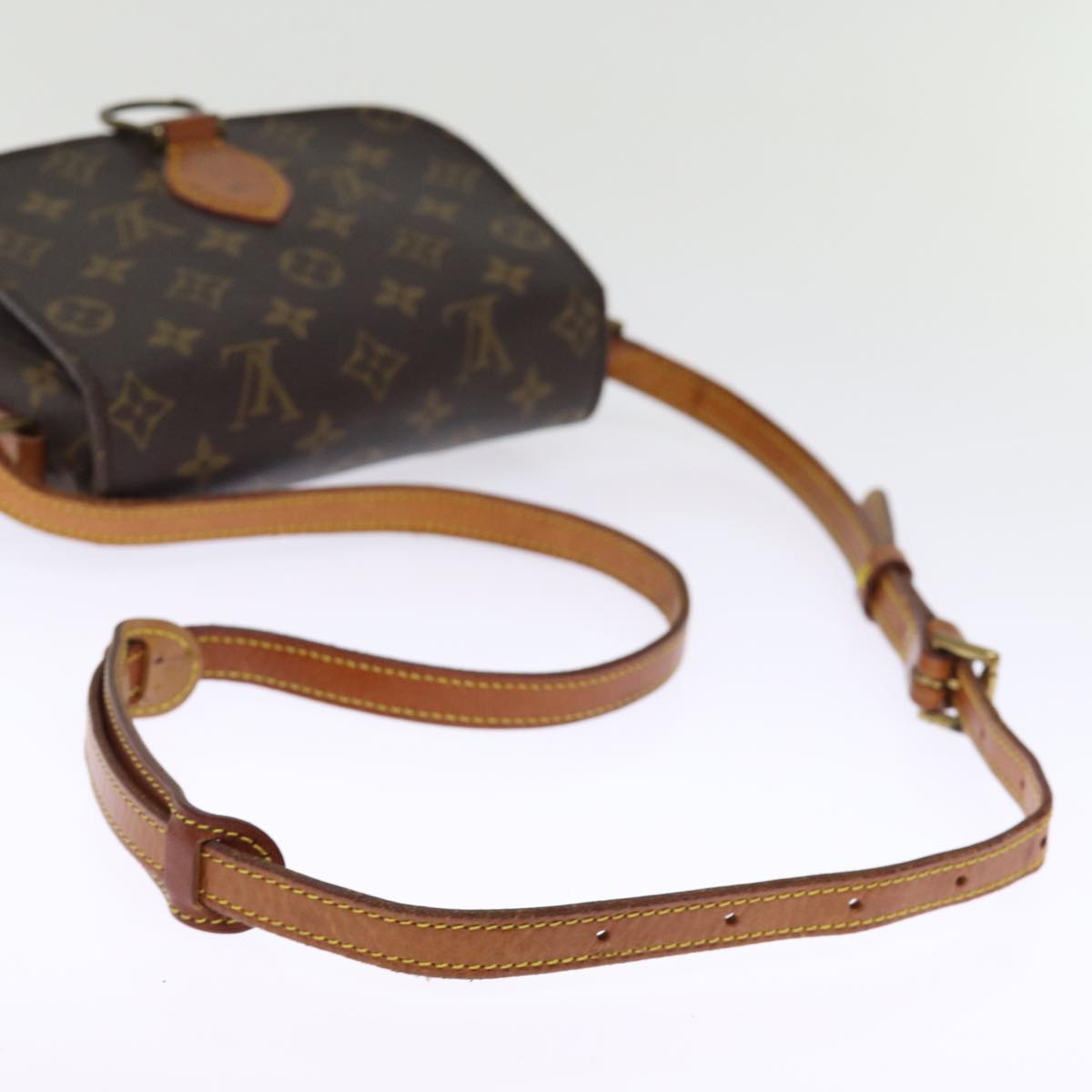 LOUIS VUITTON Monogram Saint Cloud MM Shoulder Bag M51243 LV 76046